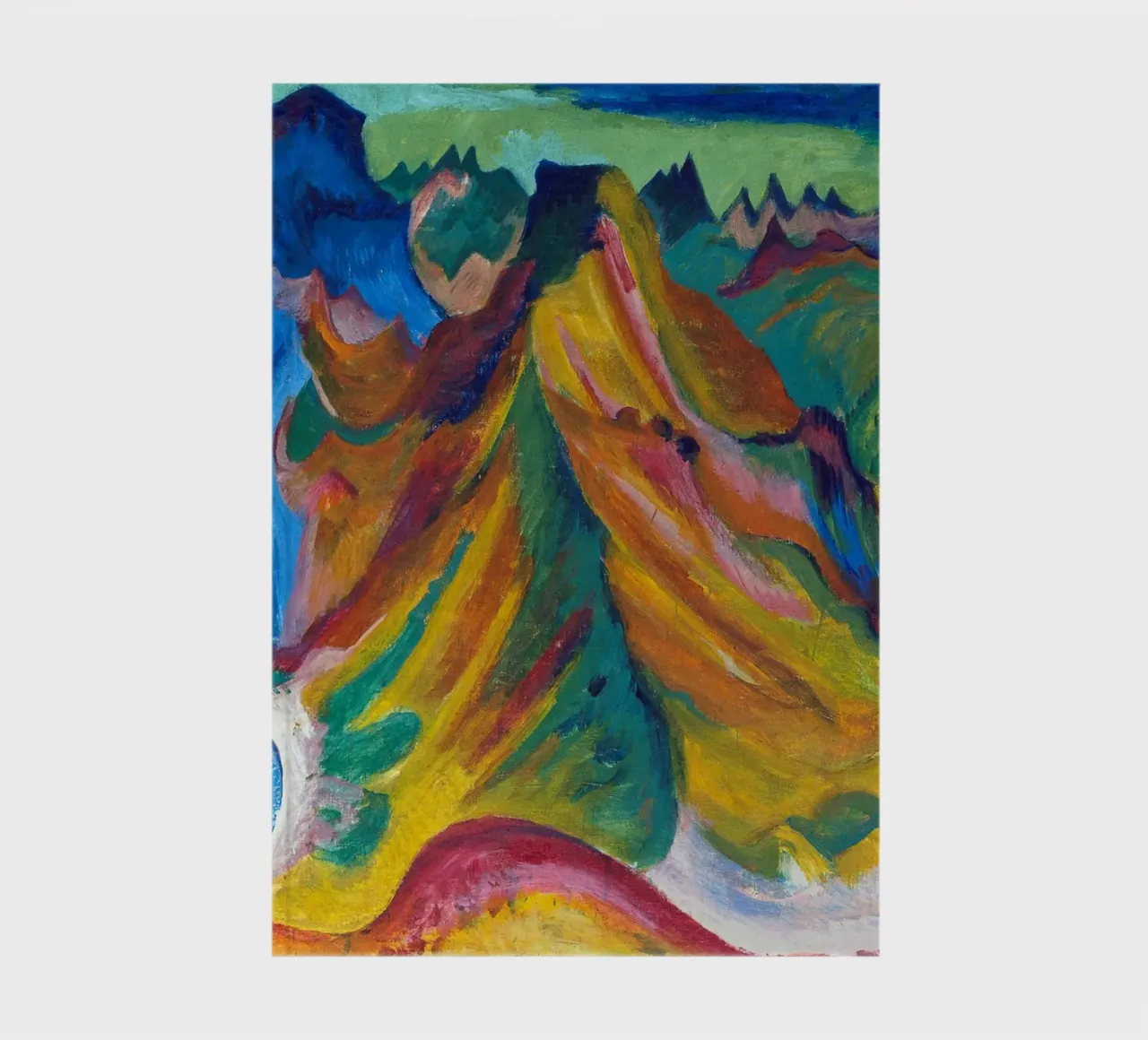 Kirchner - The mountain. Weissfluh and Schafgrind notebook by ARTOTHEK