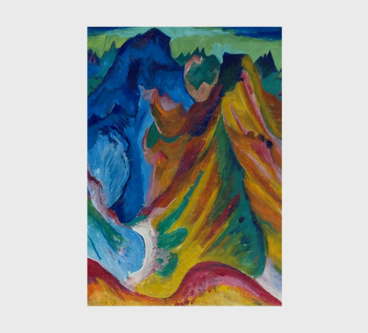 Kirchner - The mountain. Weissfluh and Schafgrind notebook by ARTOTHEK