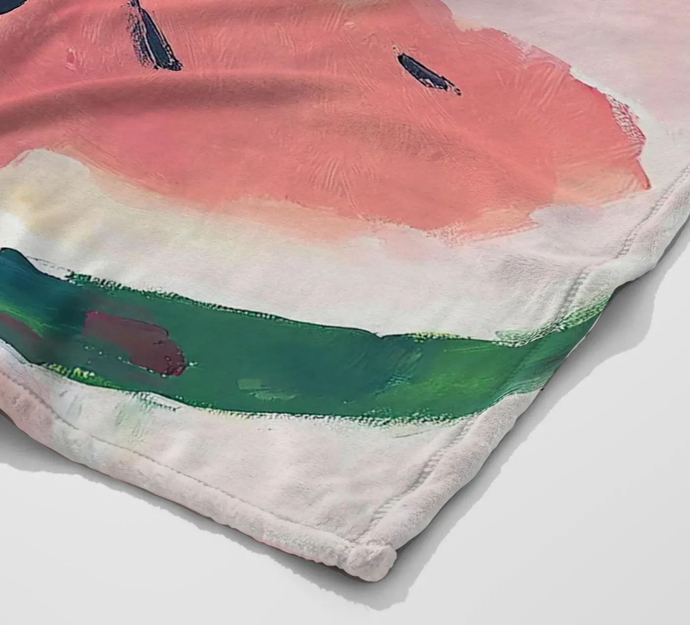 Wassermelone Fleecedecke von Euphoria Theresa