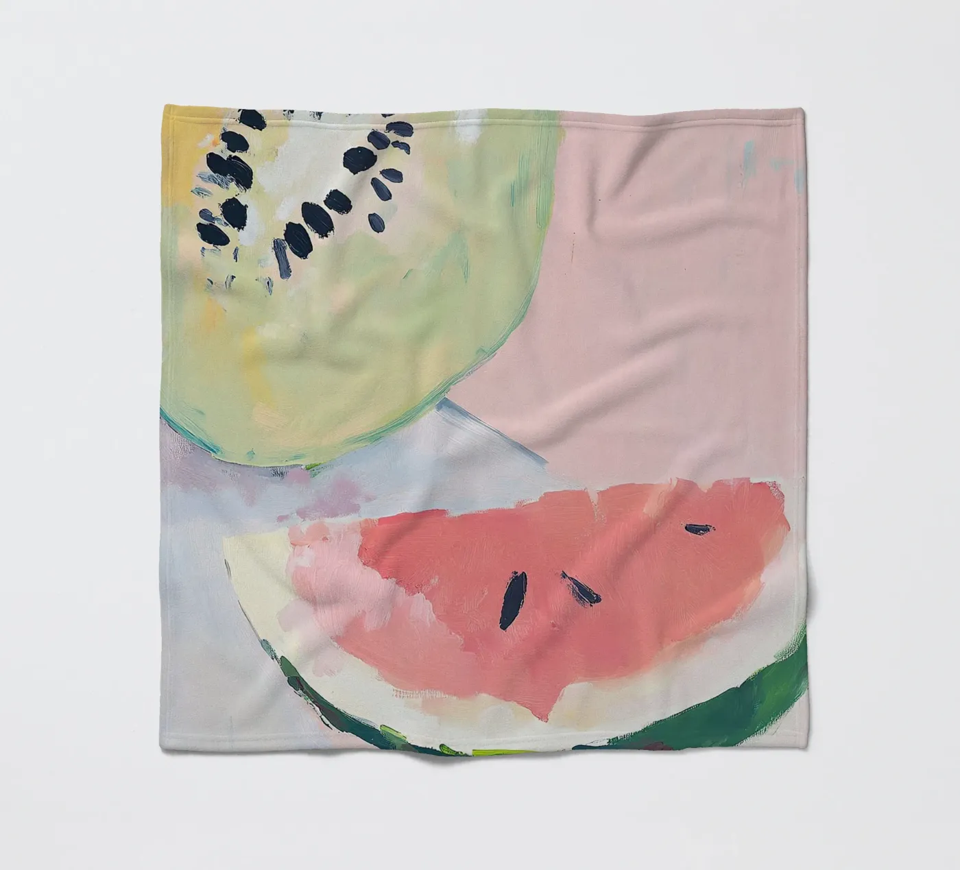 Wassermelone Fleecedecke von Euphoria Theresa