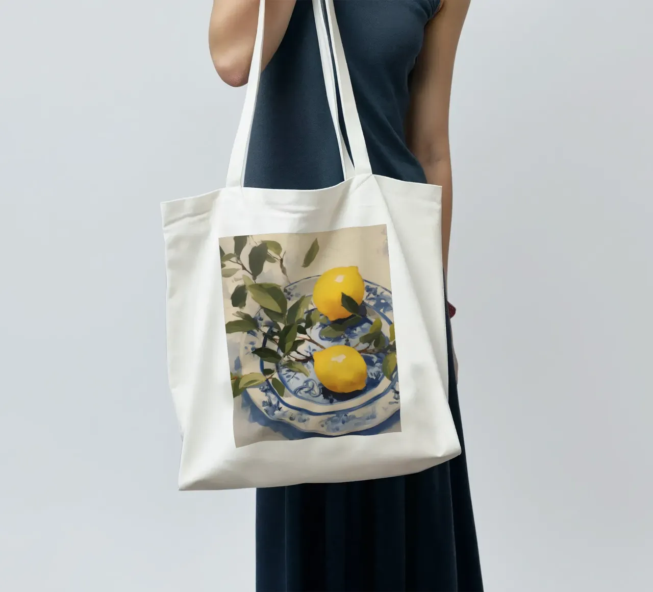 Boho Bella Vita 21 Lemons 3 tote bag by Boho Print Collection