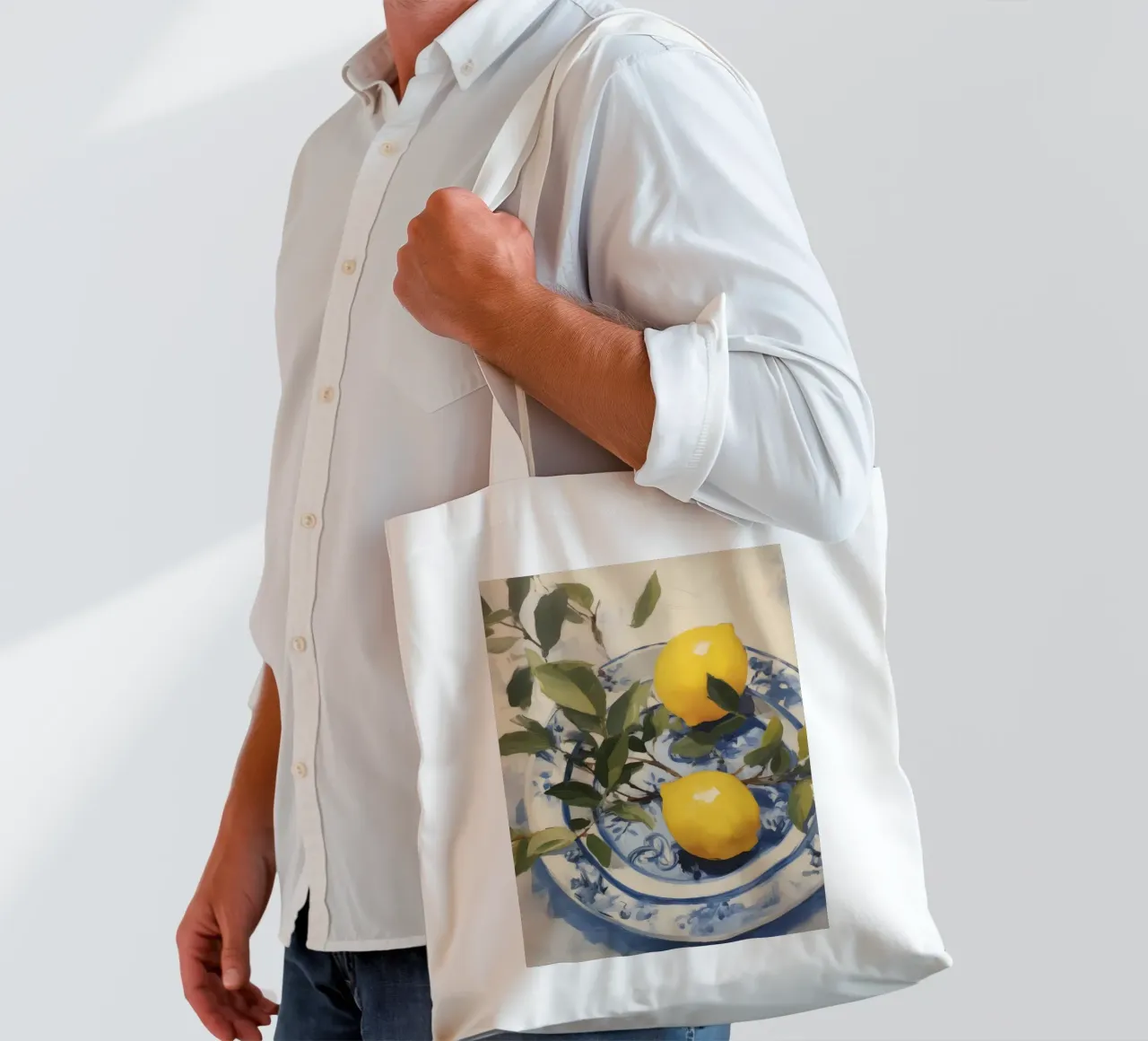 Boho Bella Vita 21 Lemons 3 tote bag by Boho Print Collection