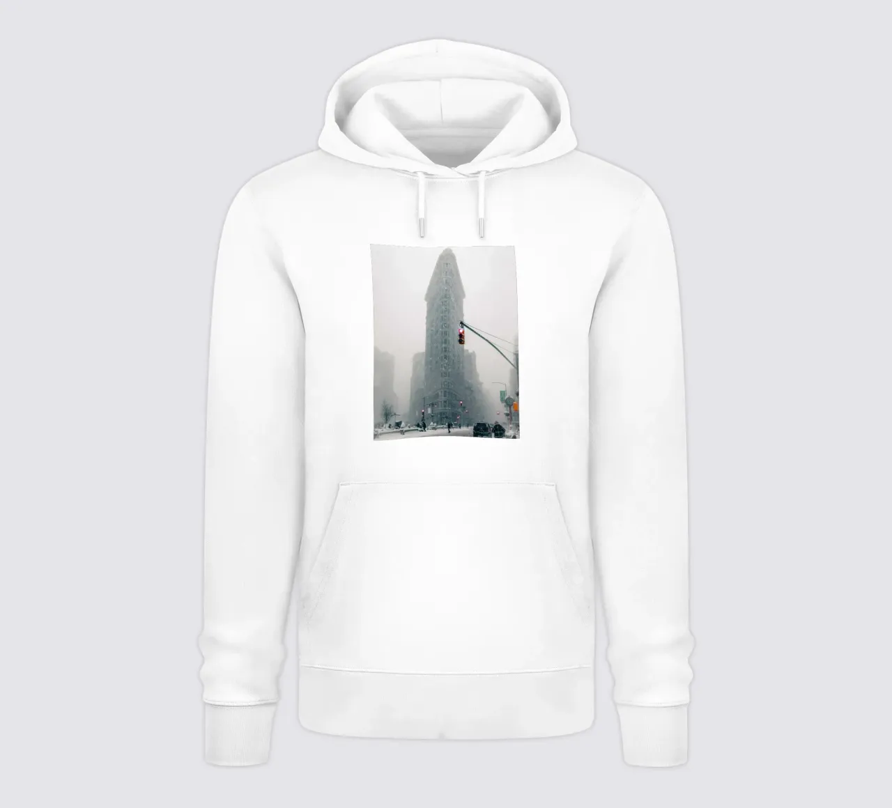 Flatiron nella magia dell'inverno felpa con cappuccio da Whole©