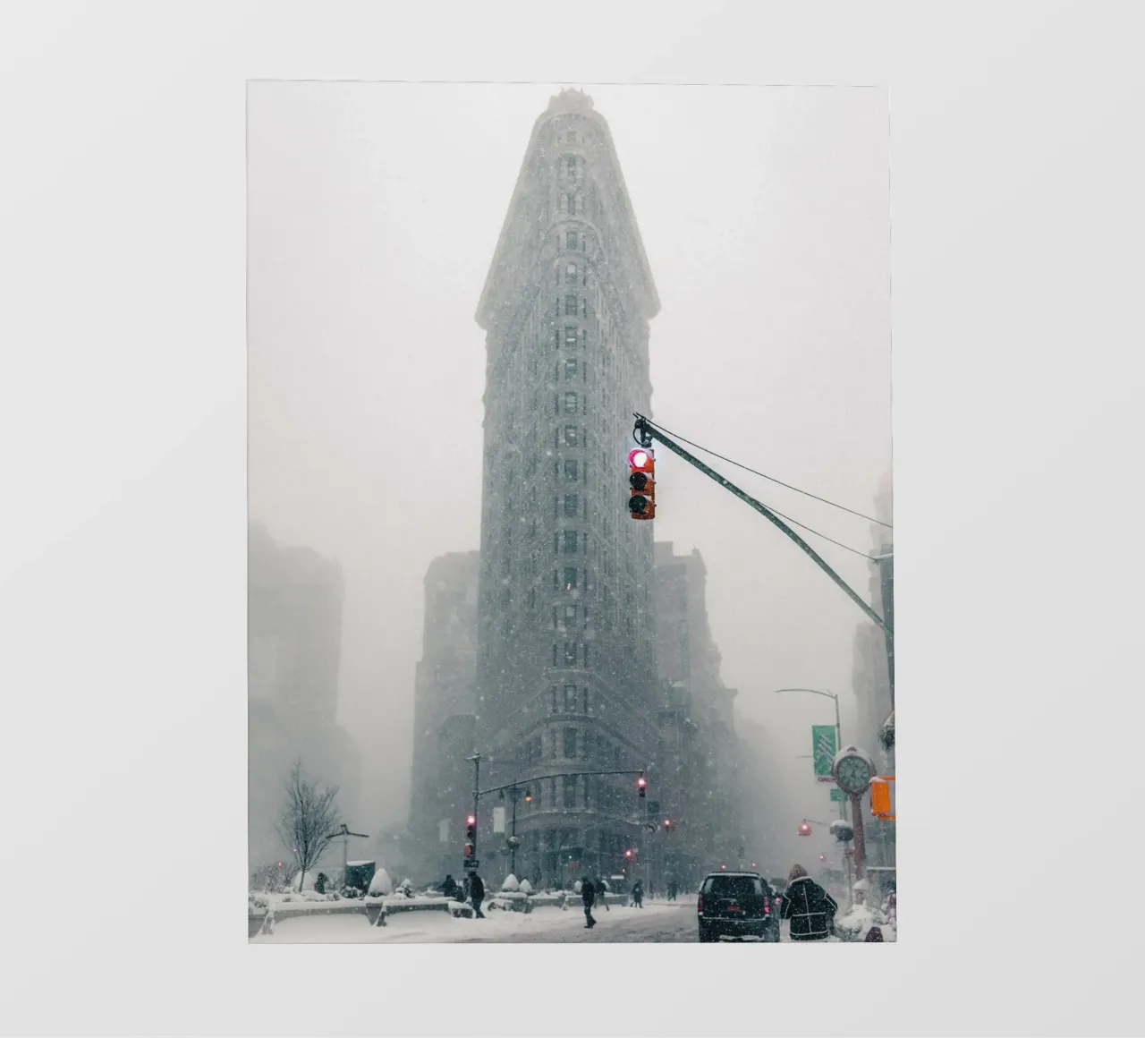 Flatiron nella magia dell'inverno pellicola backlit da Whole©