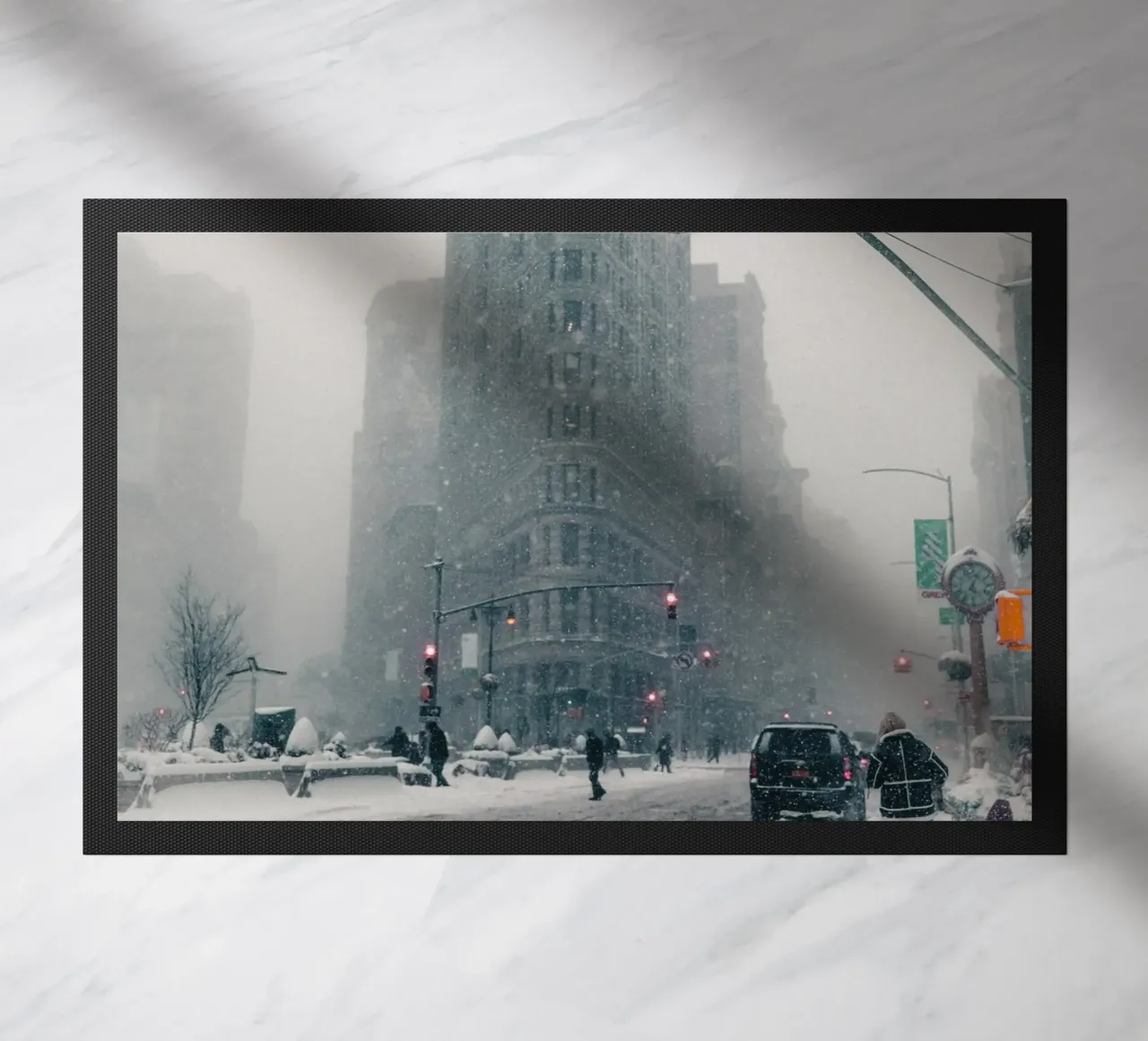 Flatiron nella magia dell'inverno zerbino da Whole©