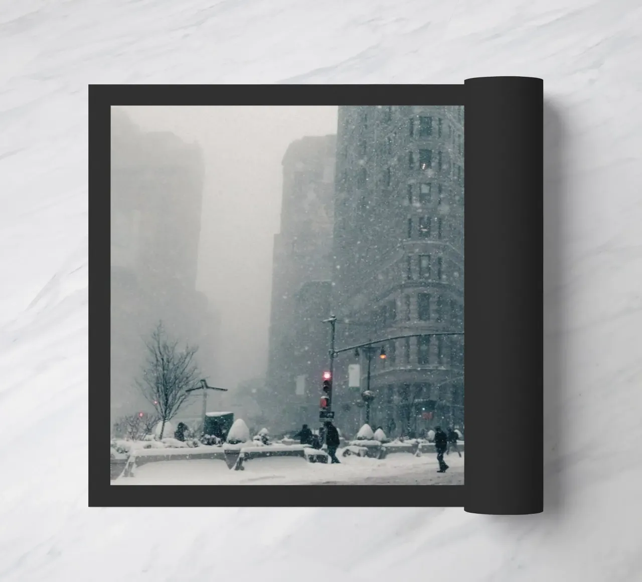 Flatiron nella magia dell'inverno zerbino da Whole©