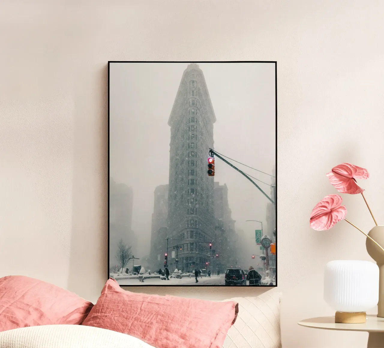 Flatiron en la magia del invierno metacrilato de Whole©