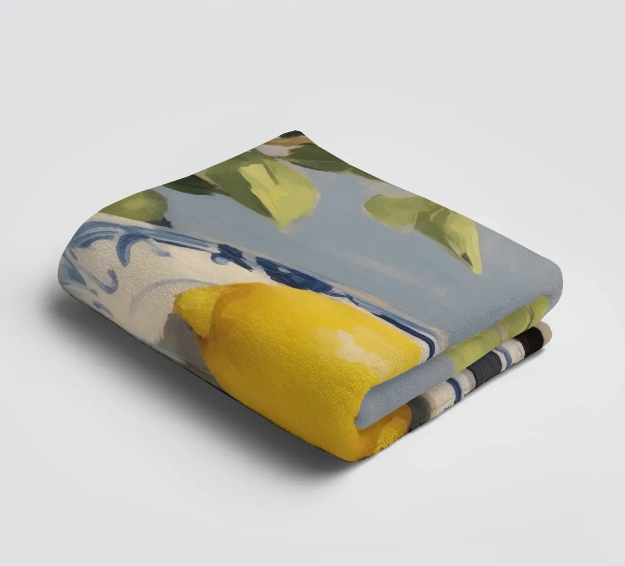 Boho Bella Vita 21 Lemons 4 towel by Boho Print Collection
