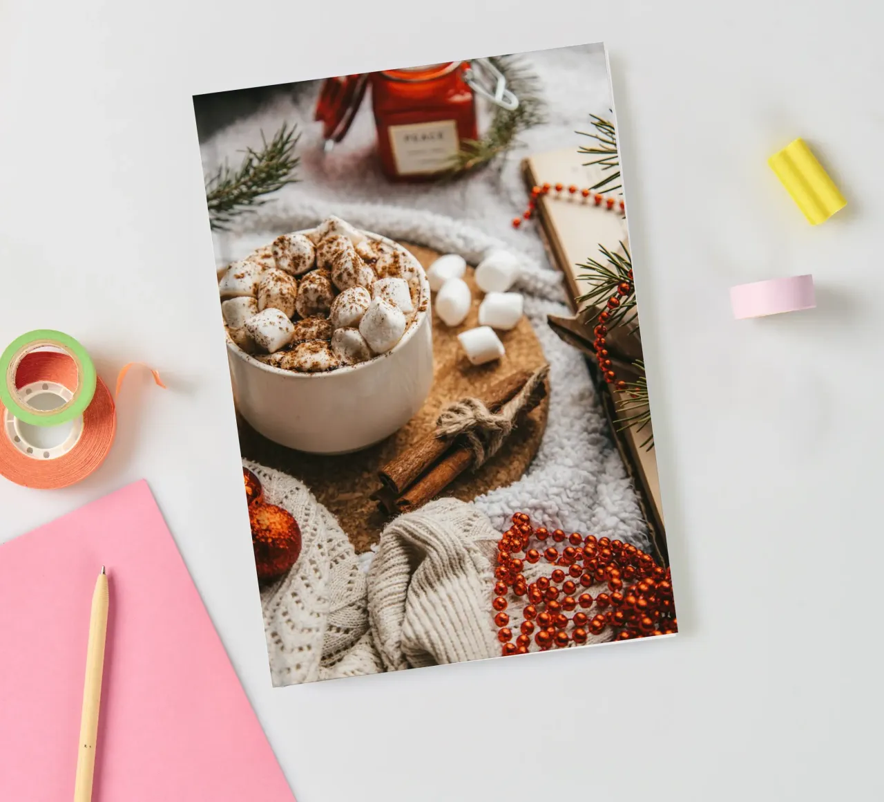Winter cocoa magic notebook by Whole©