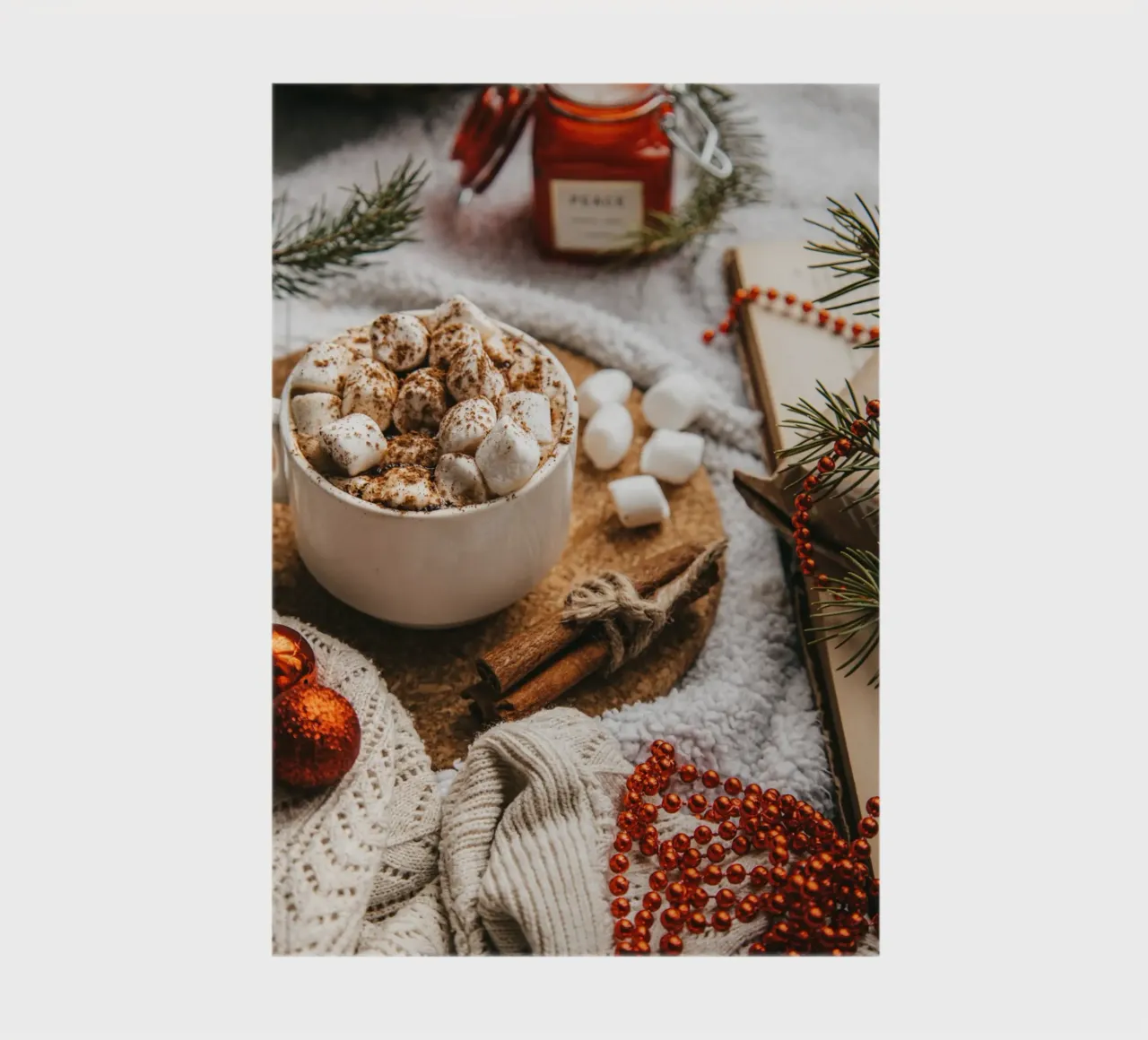Winter cocoa magic notebook by Whole©
