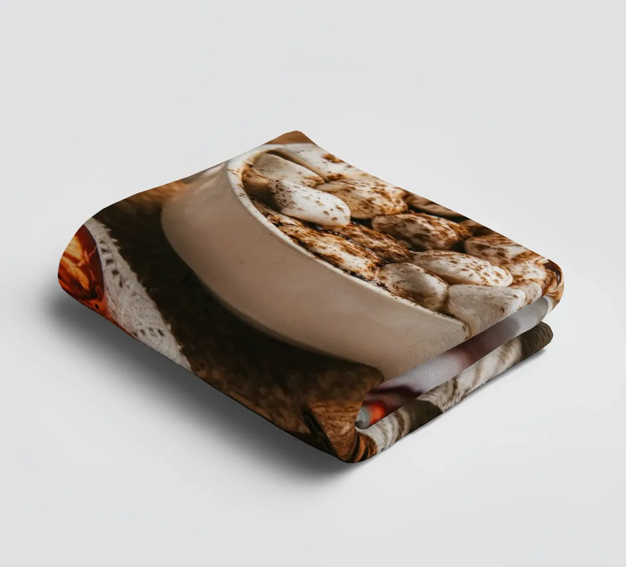 Winter cocoa magic towel by Whole©
