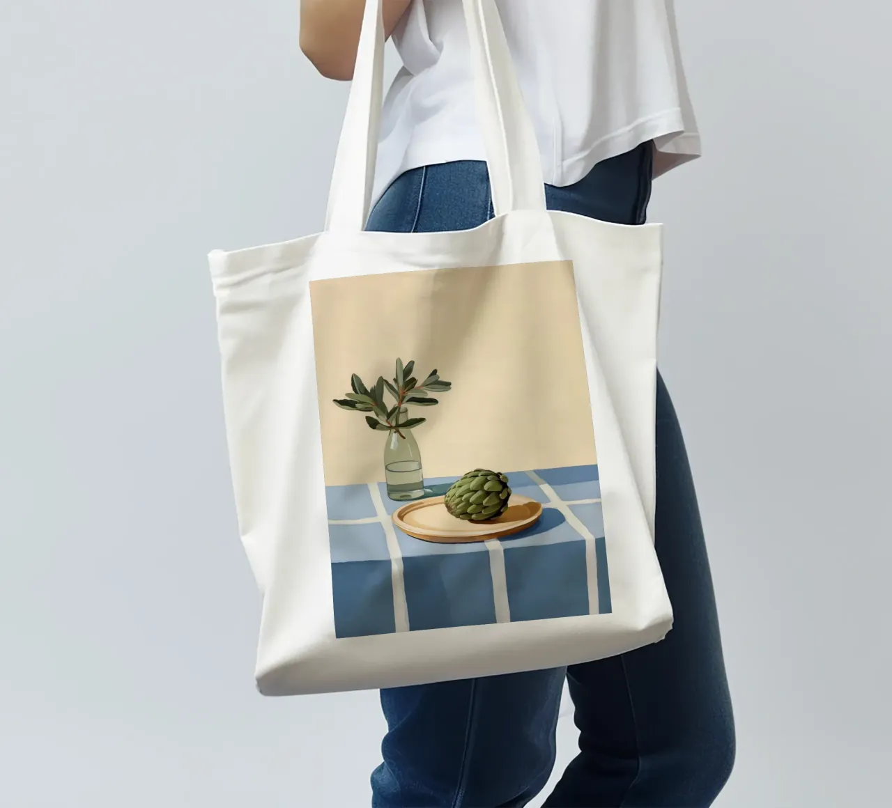 Boho Bella Vita 22 Table 1 borsa in juta da Boho Print Collection