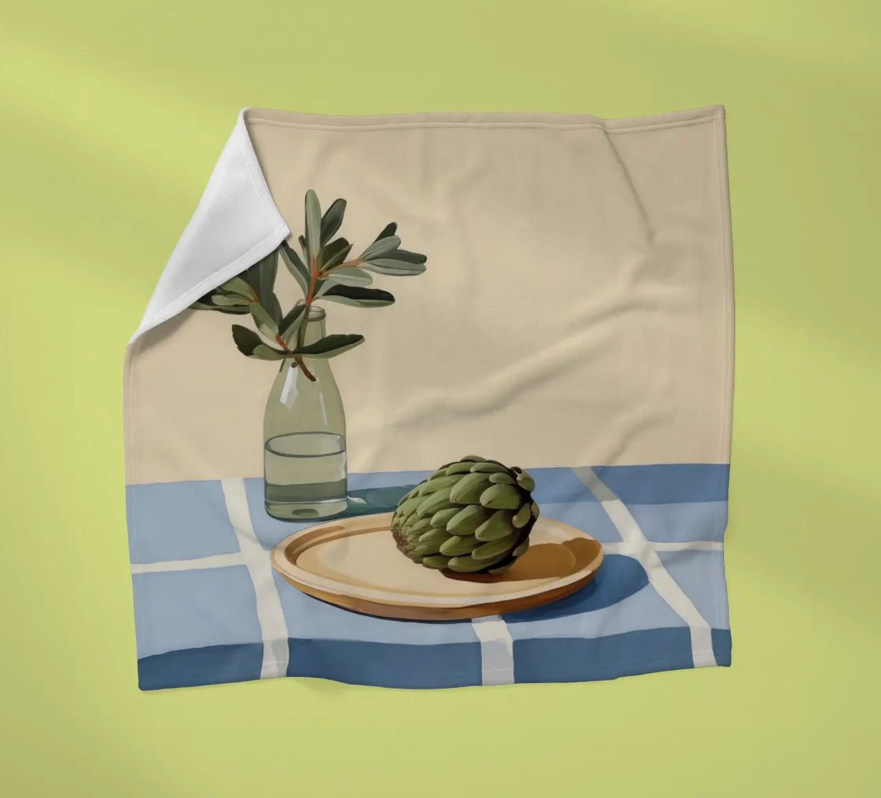 Boho Bella Vita 22 Table 1 coperta in pile da Boho Print Collection