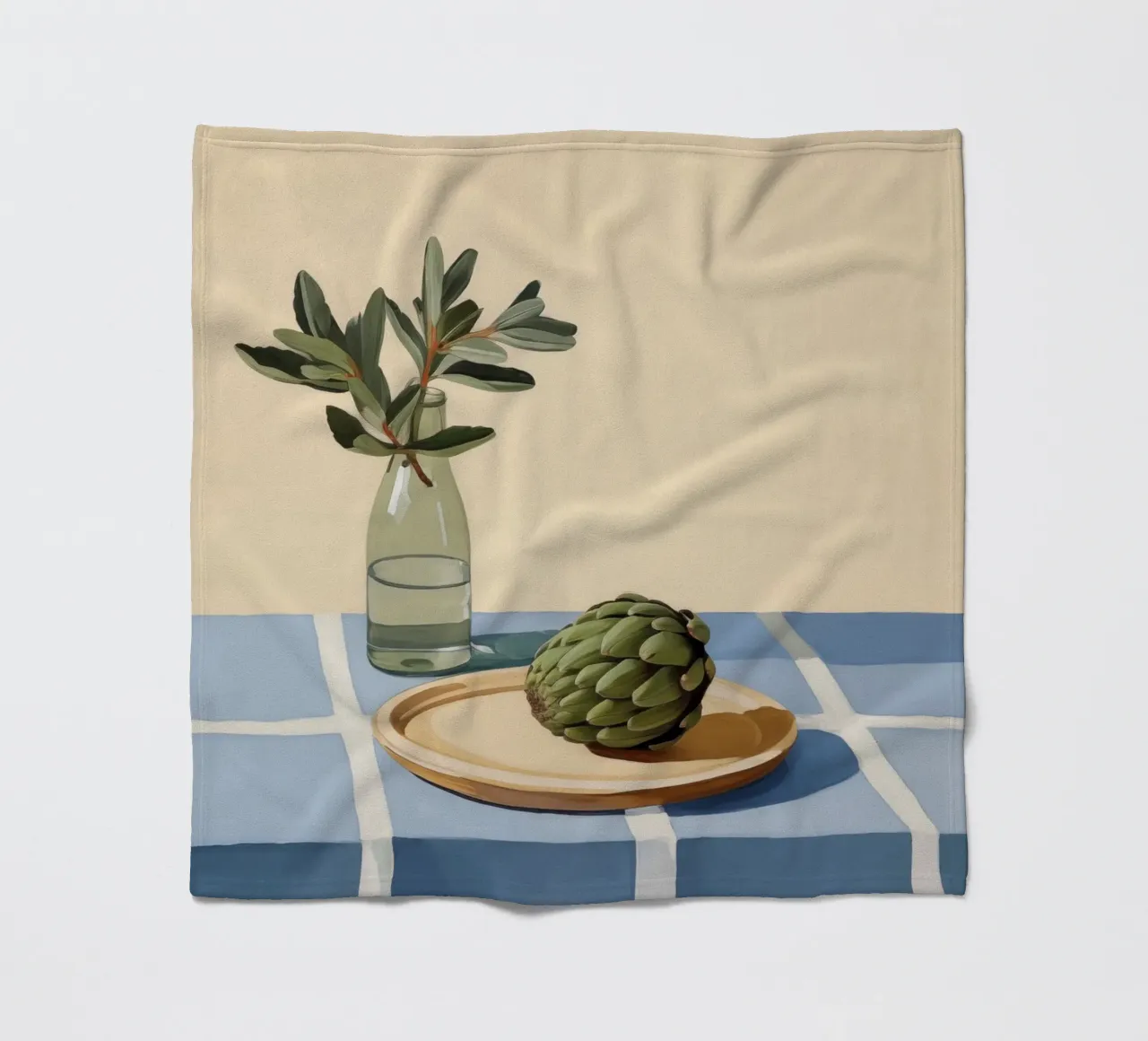 Boho Bella Vita 22 Table 1 coperta in pile da Boho Print Collection