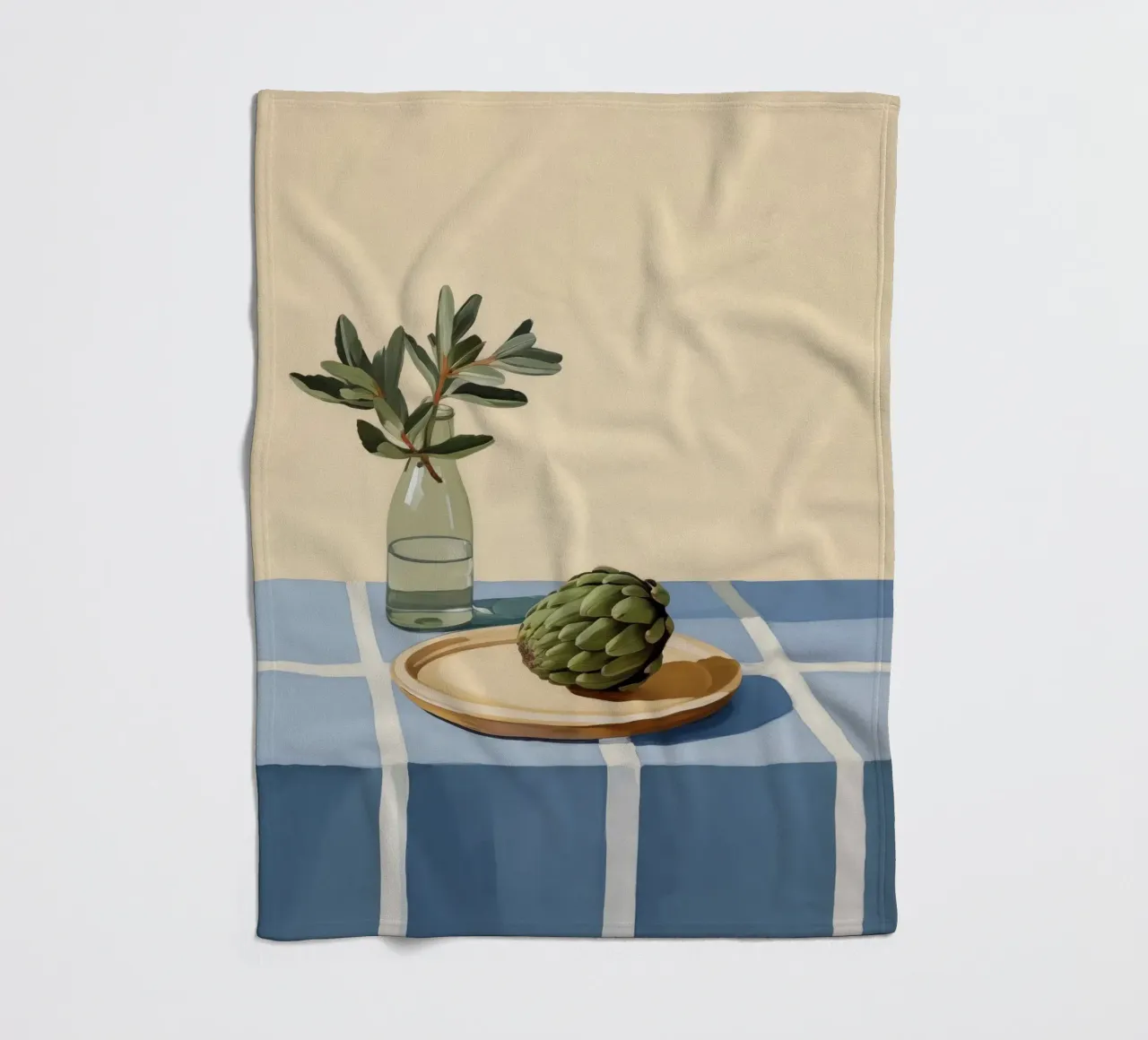 Boho Bella Vita 22 Table 1 coperta in pile da Boho Print Collection