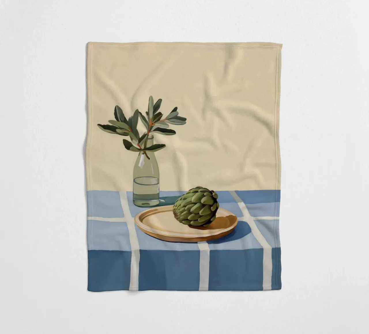 Boho Bella Vita 22 Table 1 coperta in pile da Boho Print Collection