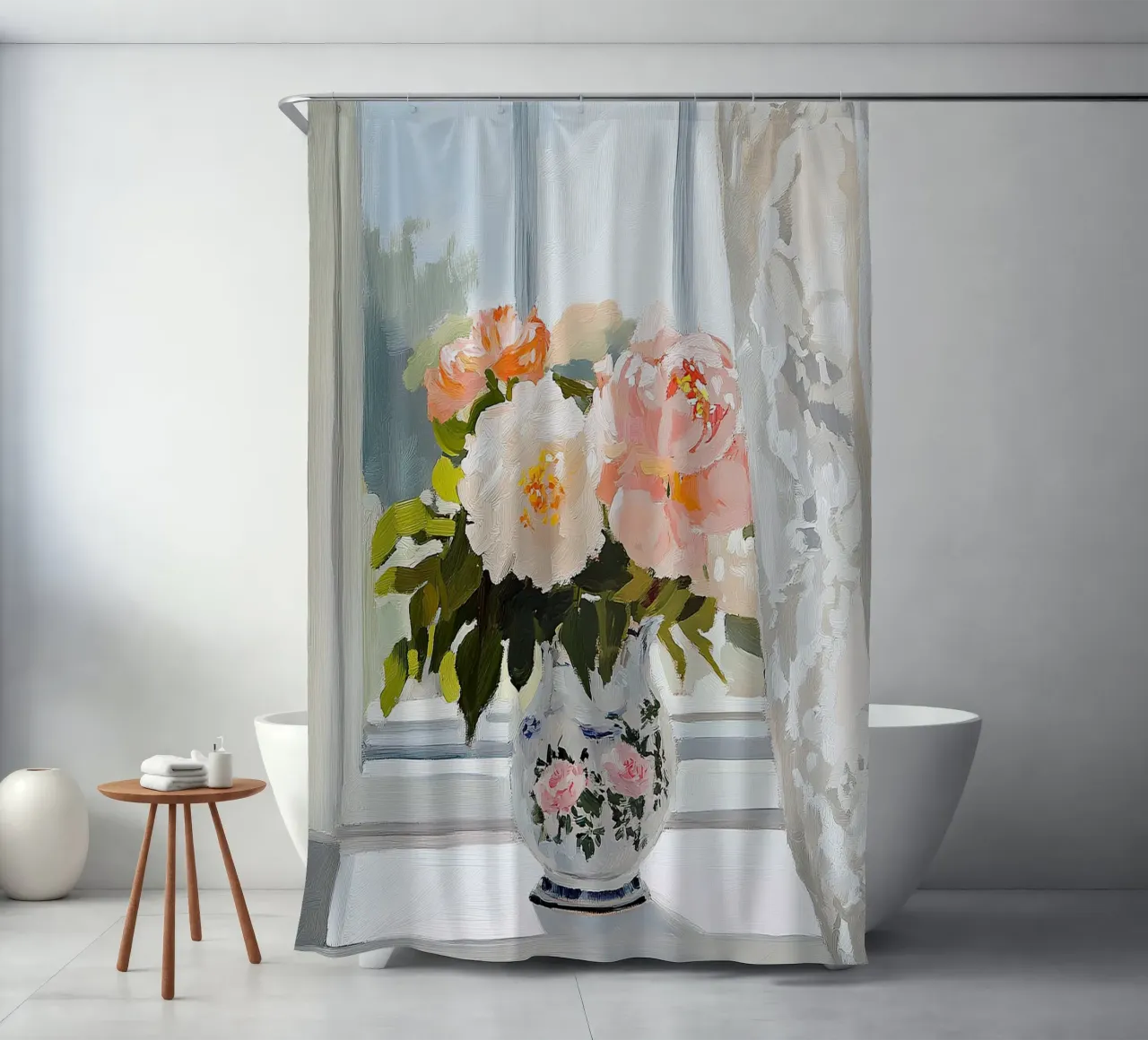 Sinfonia floreale in fiore tenda da doccia da Euphoria Theresa