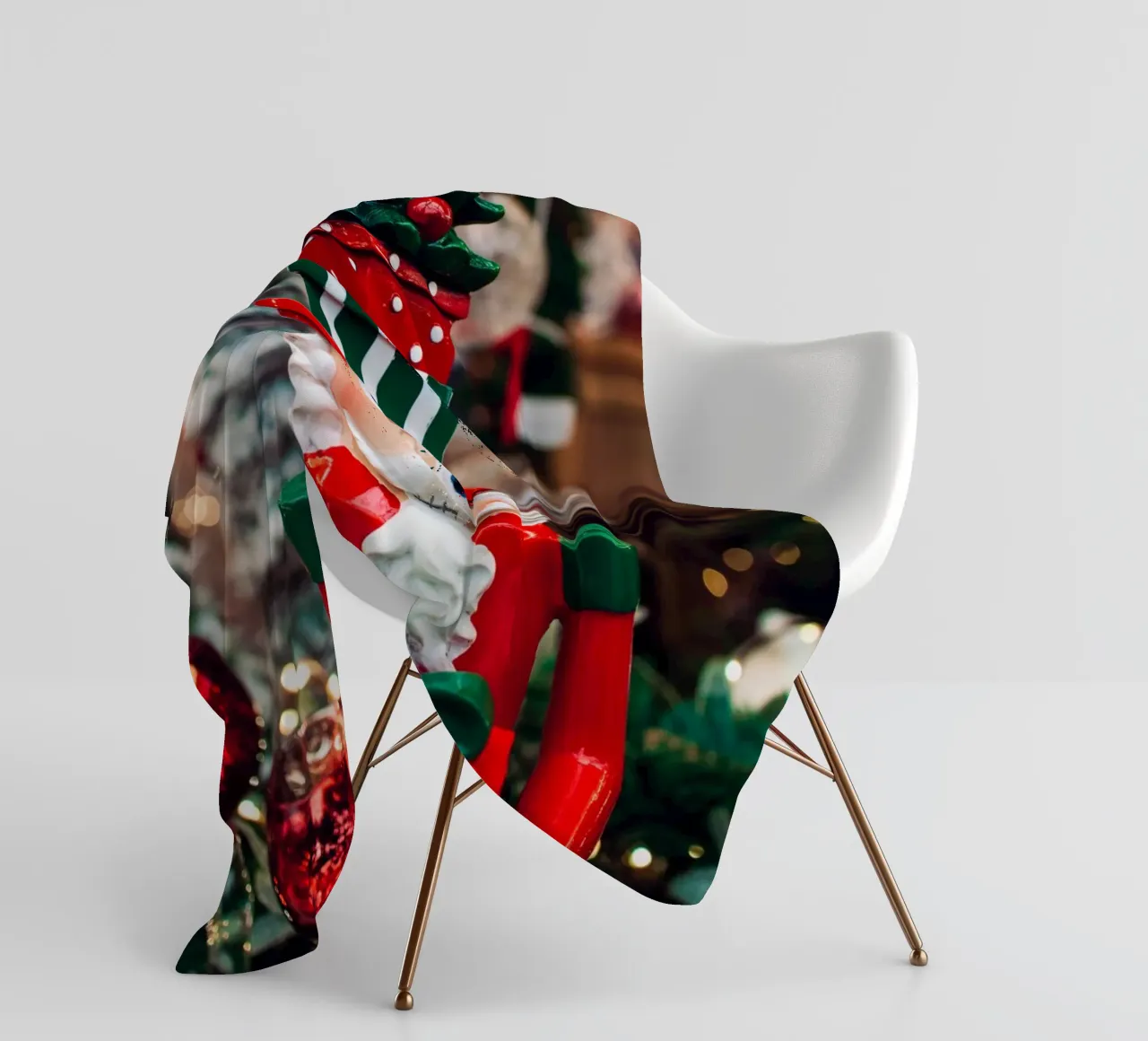 Nostalgic nutcracker fleece blanket by Whole©