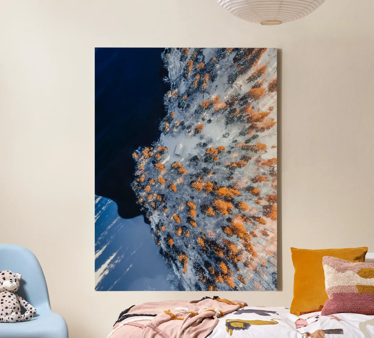 Winter forest view canvas by Whole©