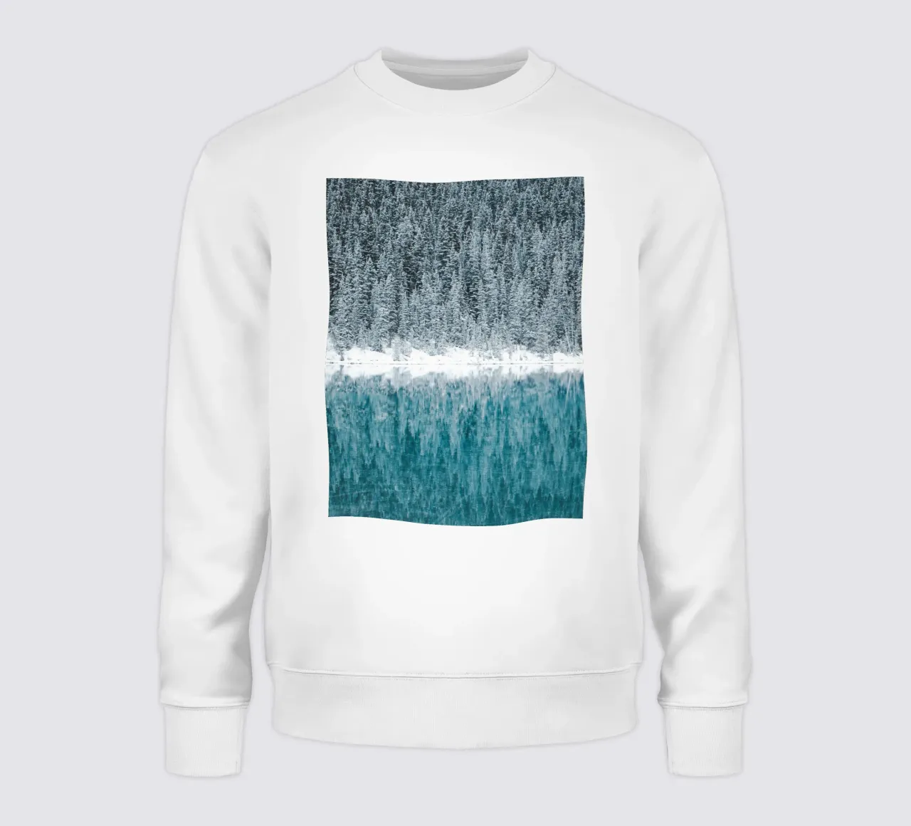 Mirror forest in winter sweatshirt by Whole©
