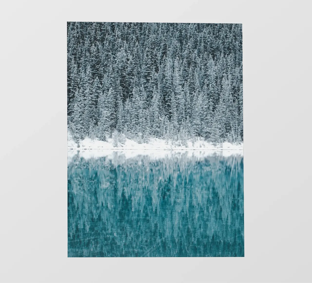 Foresta degli specchi in inverno telo in pvc da Whole©