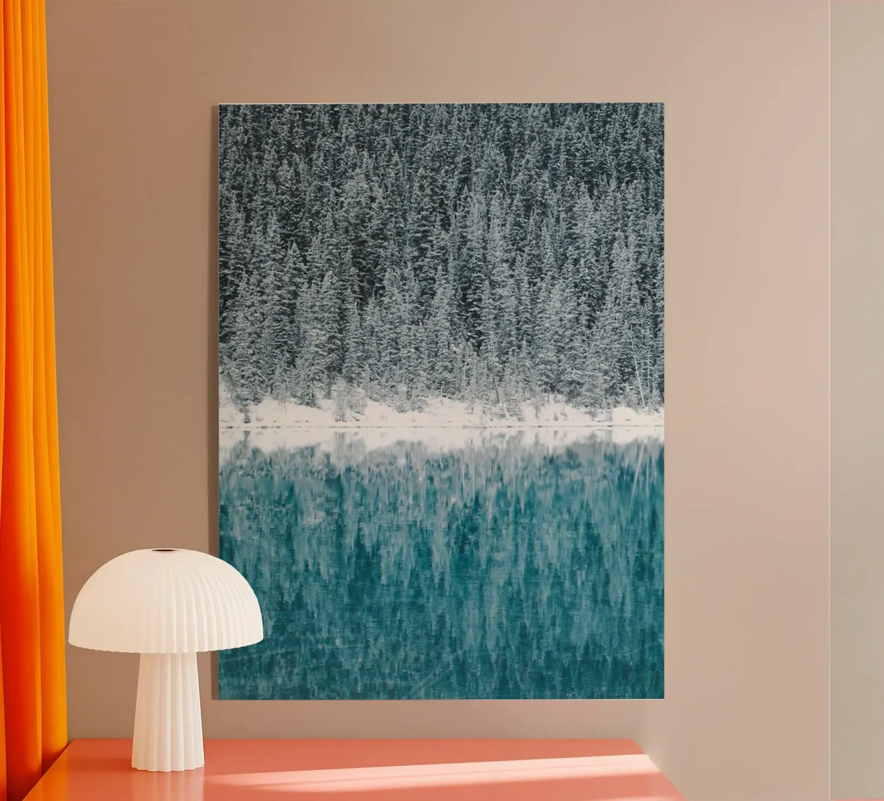Foresta degli specchi in inverno plexiglass da Whole©