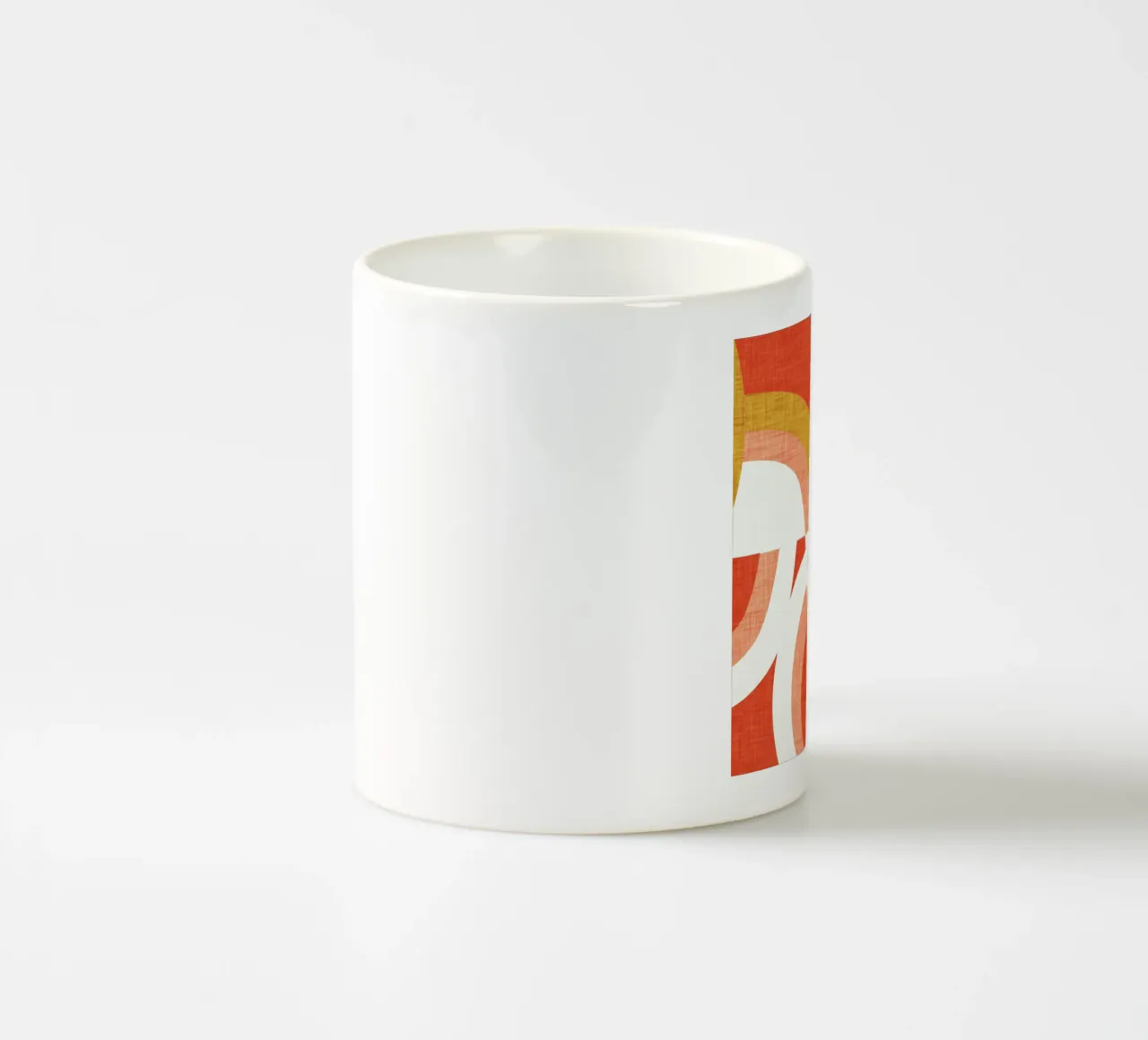 Nuovo Mid Mod Freeway Arancione tazza in ceramica da susanacosta