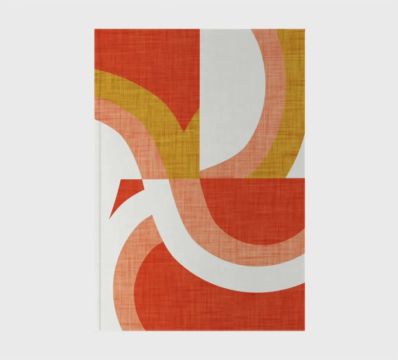 New Mid Mod Freeway Orange notebook by susanacosta