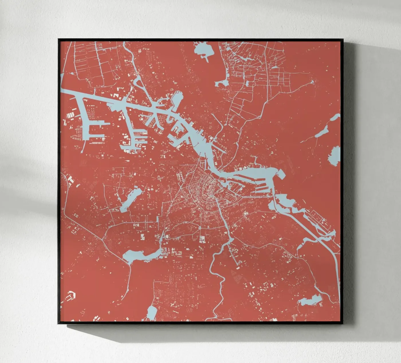 Amsterdam Pink plexiglass da Urban Maps