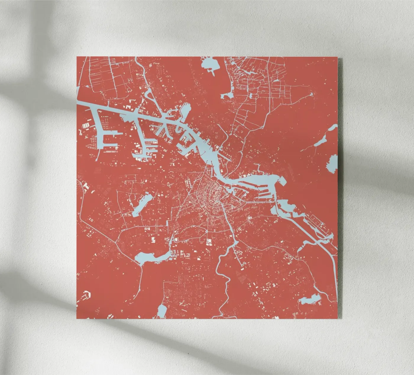 Amsterdam Pink plexiglass da Urban Maps