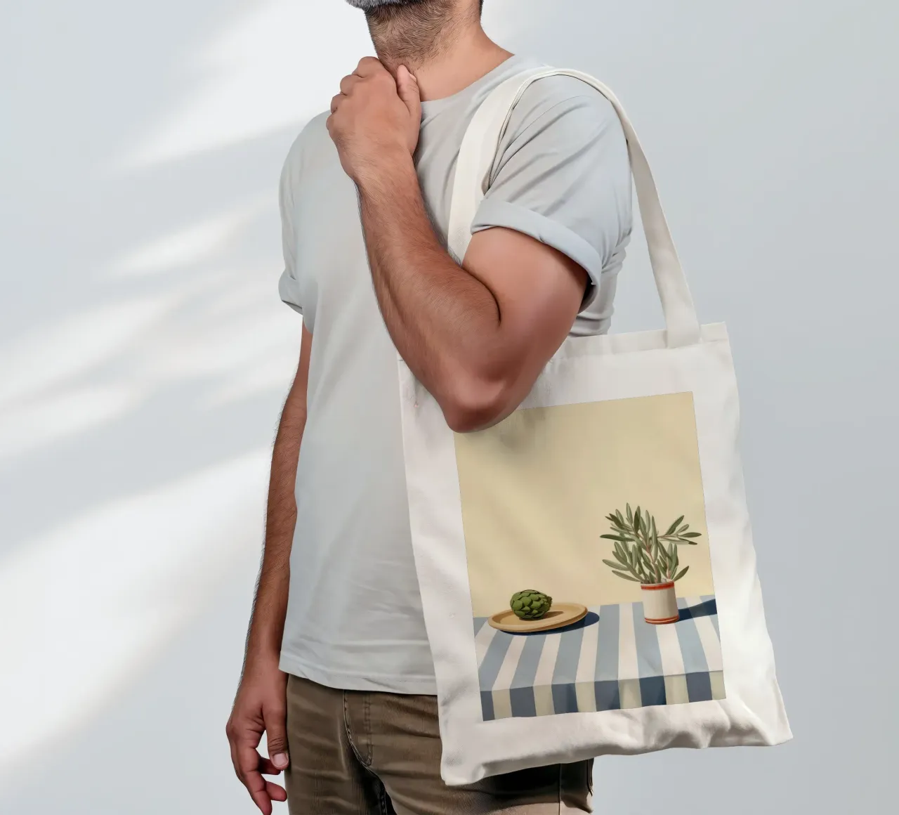 Boho Bella Vita 22 Table 2 borsa in juta da Boho Print Collection