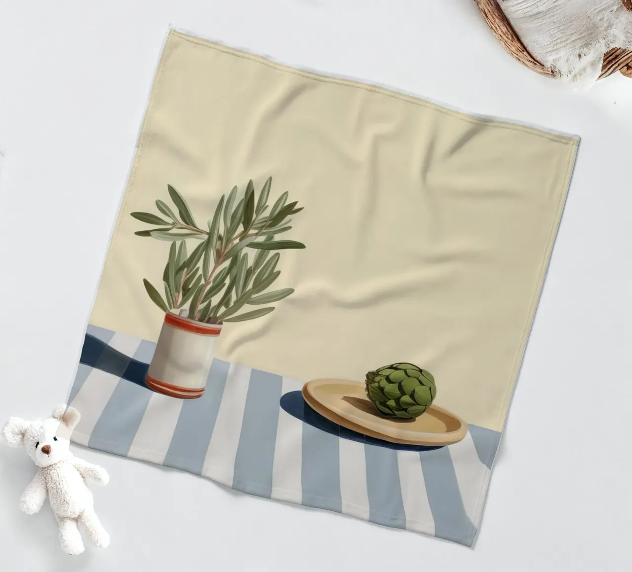 Boho Bella Vita 22 Table 2 coperta in pile da Boho Print Collection