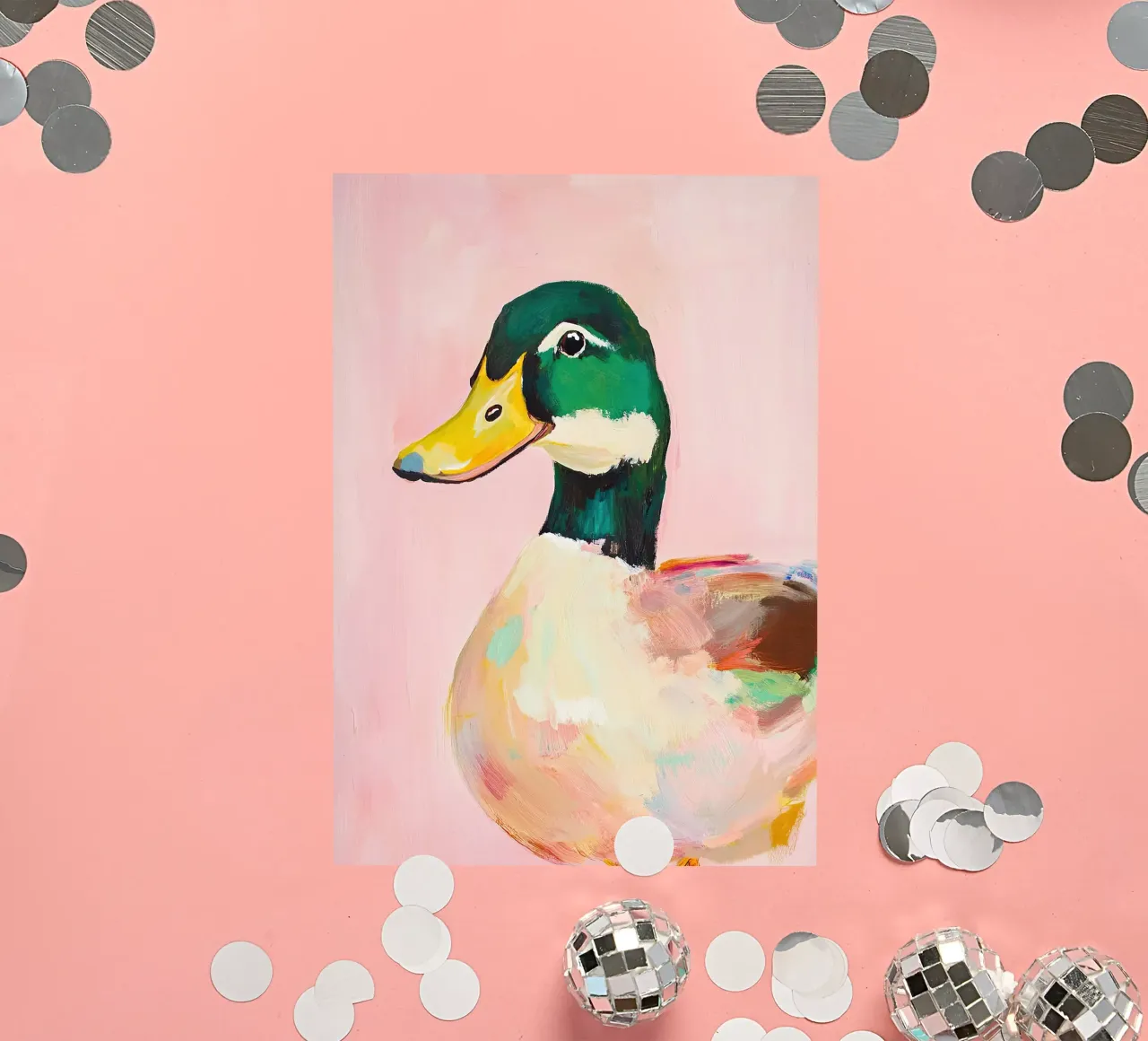 De serene Quackscape sticker van Euphoria Theresa