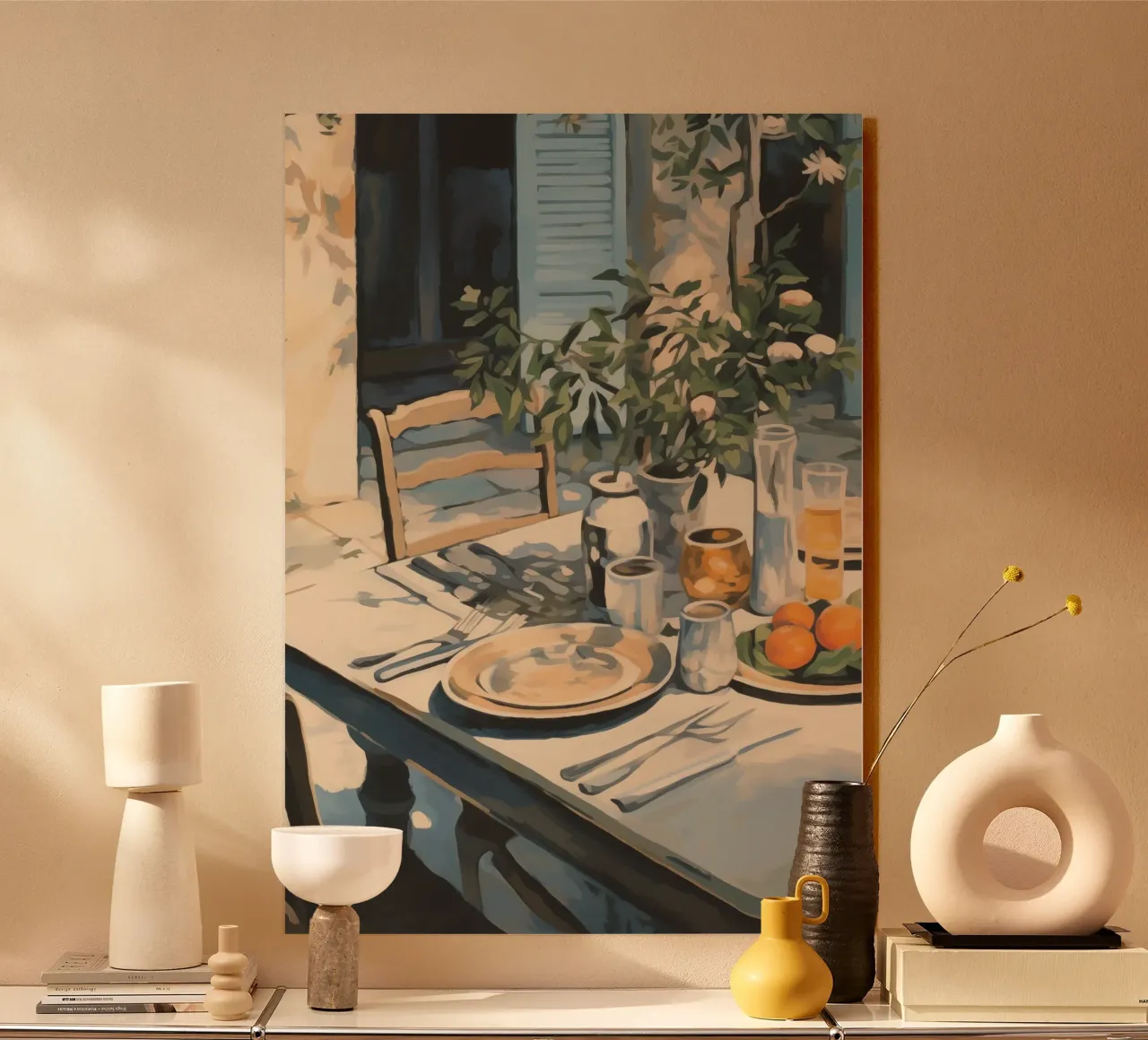 Boho Bella Vita 22 Table 4 alluminio dibond da Boho Print Collection
