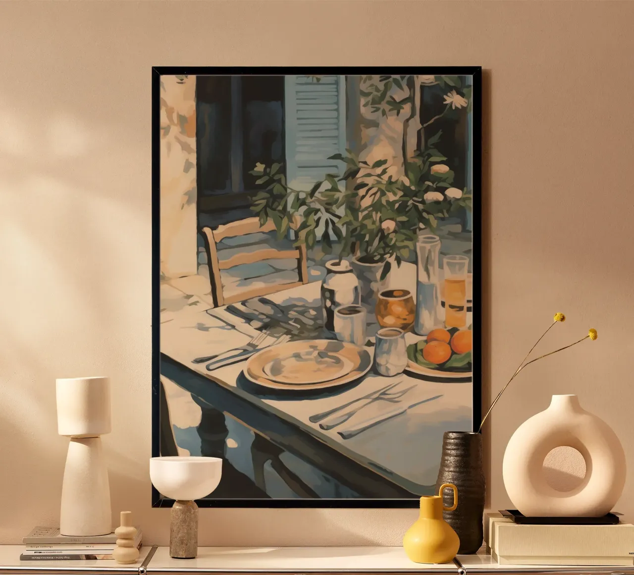 Boho Bella Vita 22 Table 4 carta hahnemühle da Boho Print Collection