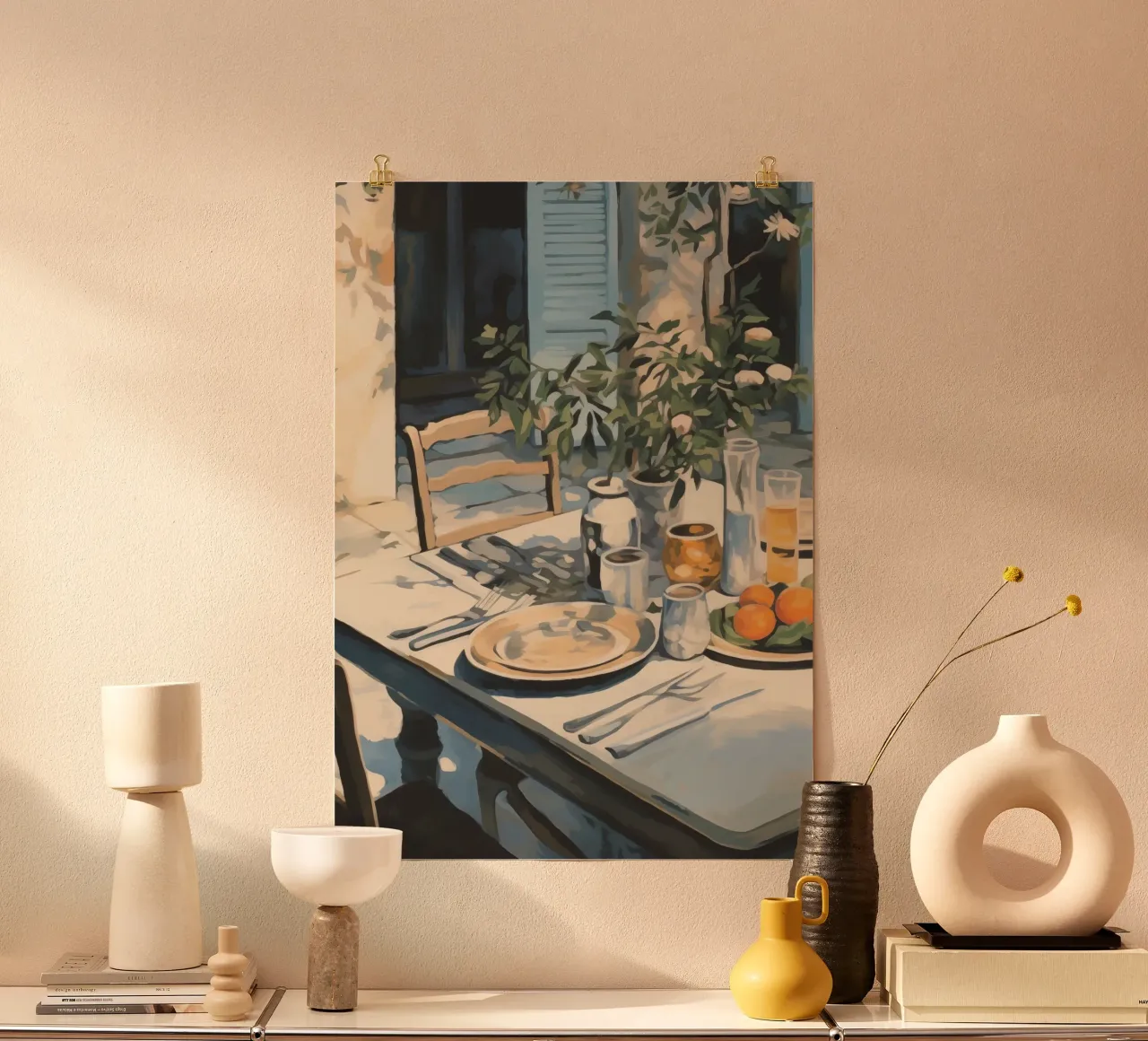 Boho Bella Vita 22 Table 4 carta hahnemühle da Boho Print Collection