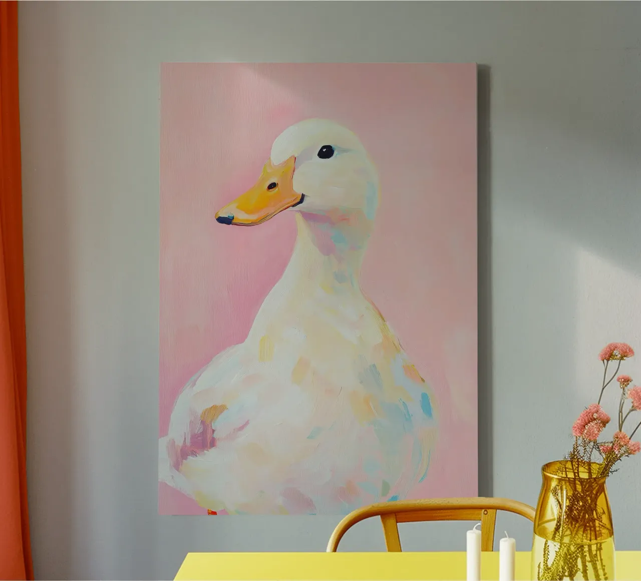 Duck Tales auf Leinwand Leinwand von Euphoria Theresa