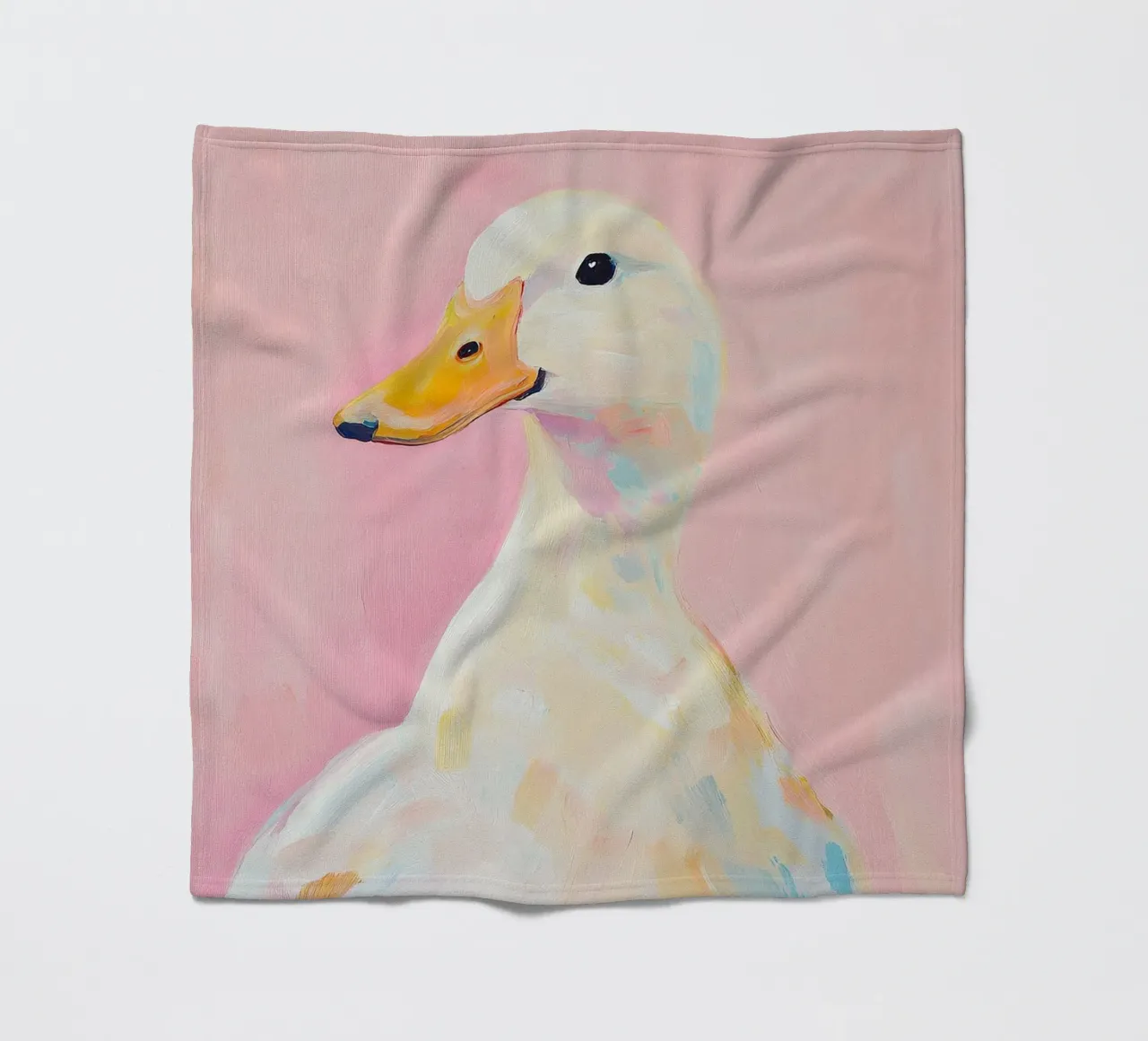Duck Tales on Canvas fleece blanket by Euphoria Theresa