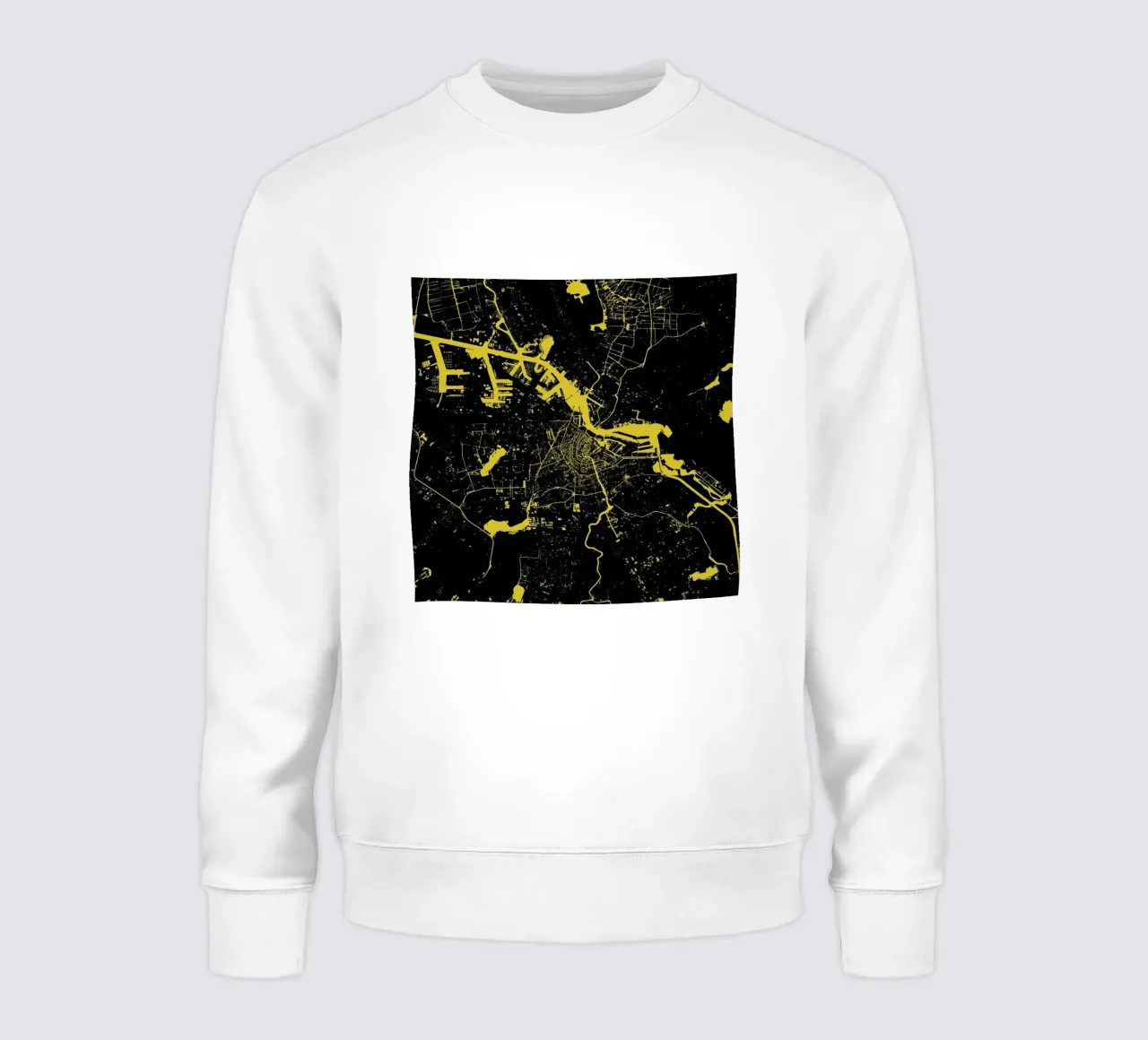 Amsterdam Yellow felpa da Urban Maps