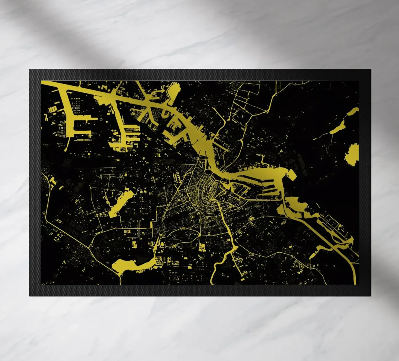 Amsterdam Yellow zerbino da Urban Maps
