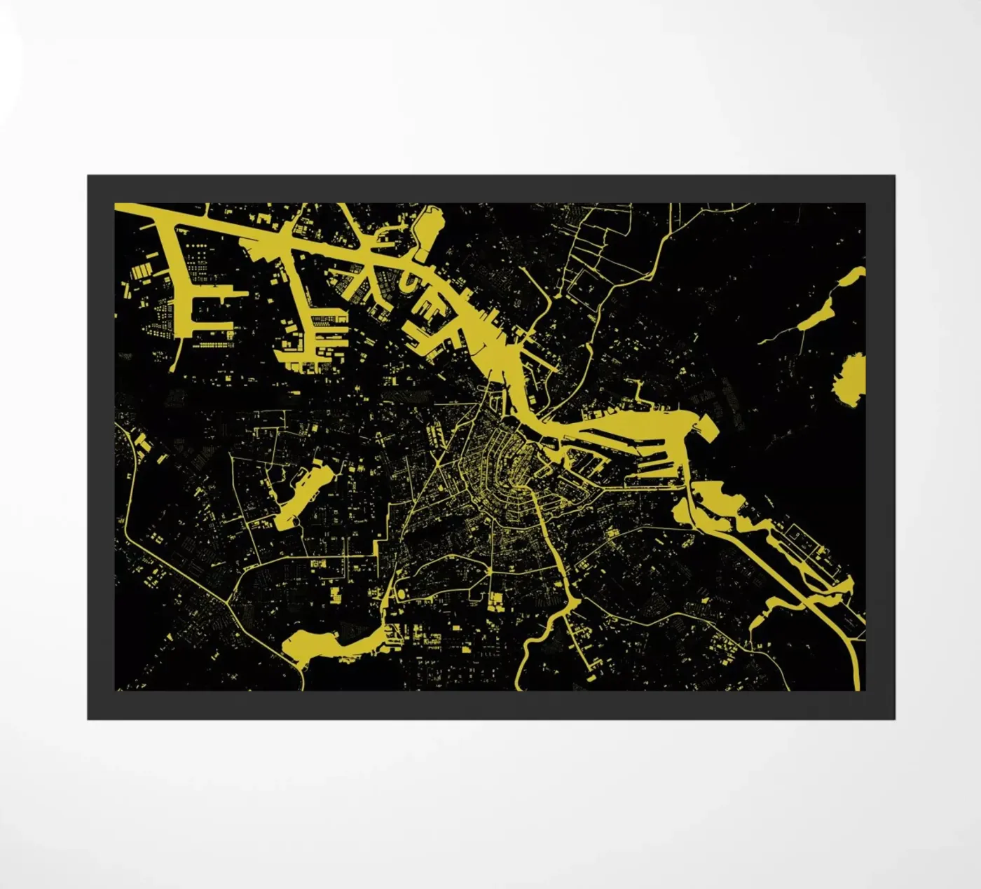 Amsterdam Yellow zerbino da Urban Maps