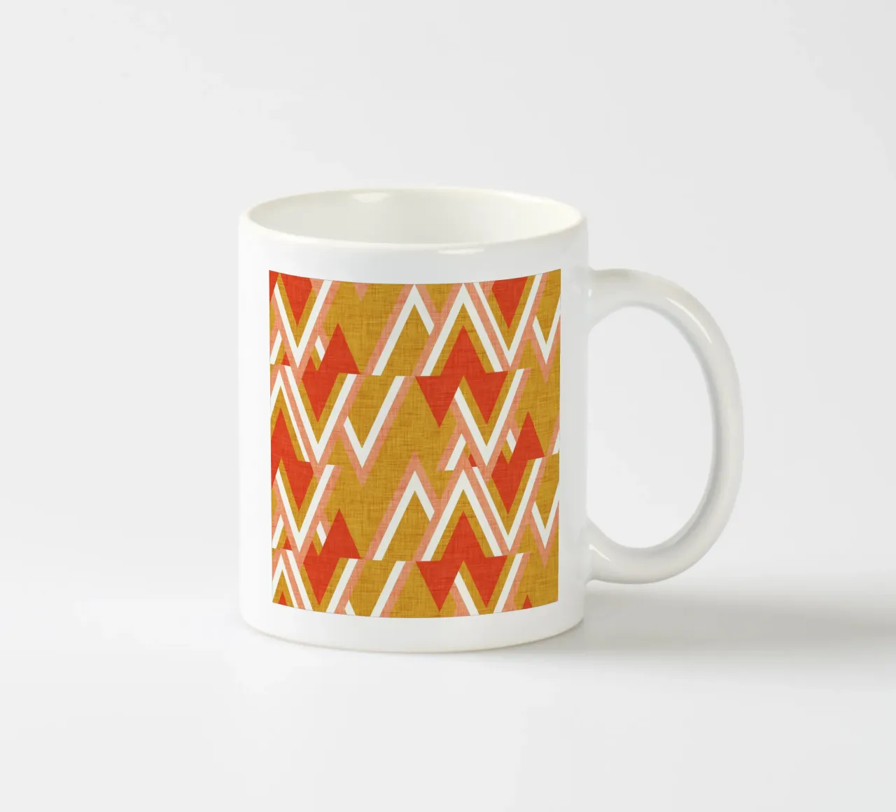 Nuovo Mid Mod Woods Mustard tazza in ceramica da susanacosta