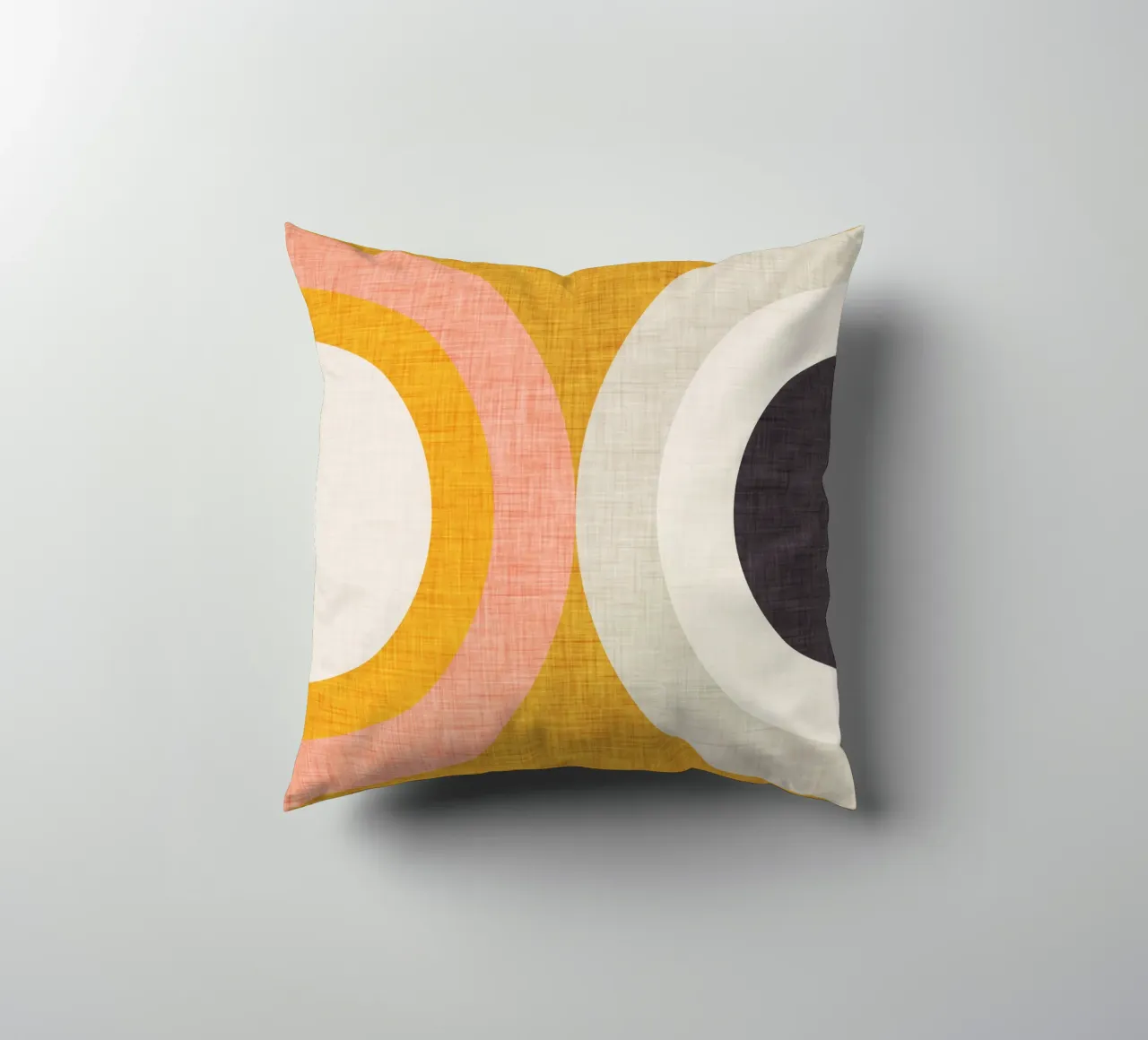 Nouveau Mid Mod Jaune coussin de susanacosta