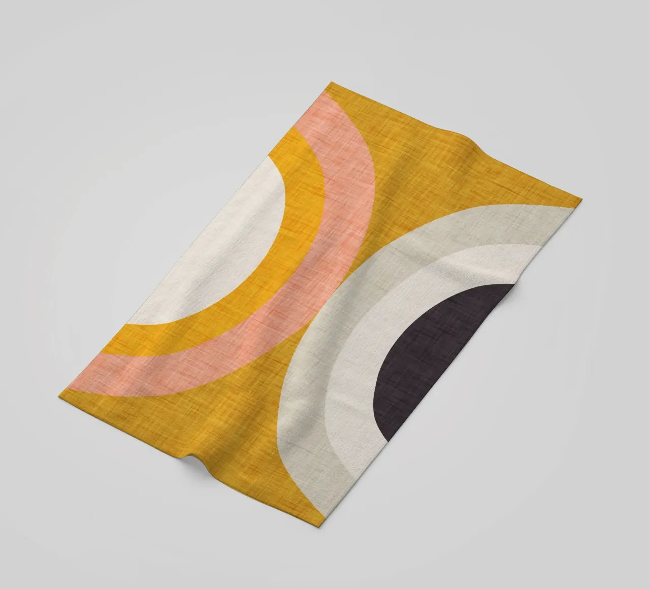 Nouveau Mid Mod Jaune serviette de plage de susanacosta