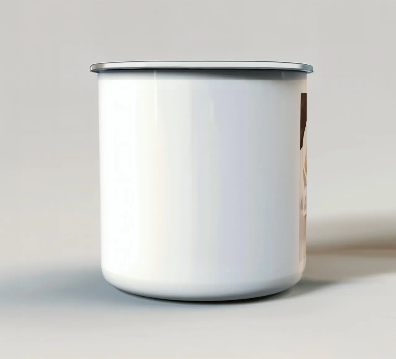 Boho Bella Vita 23 Coffee 1 tazza in smalto da Boho Print Collection