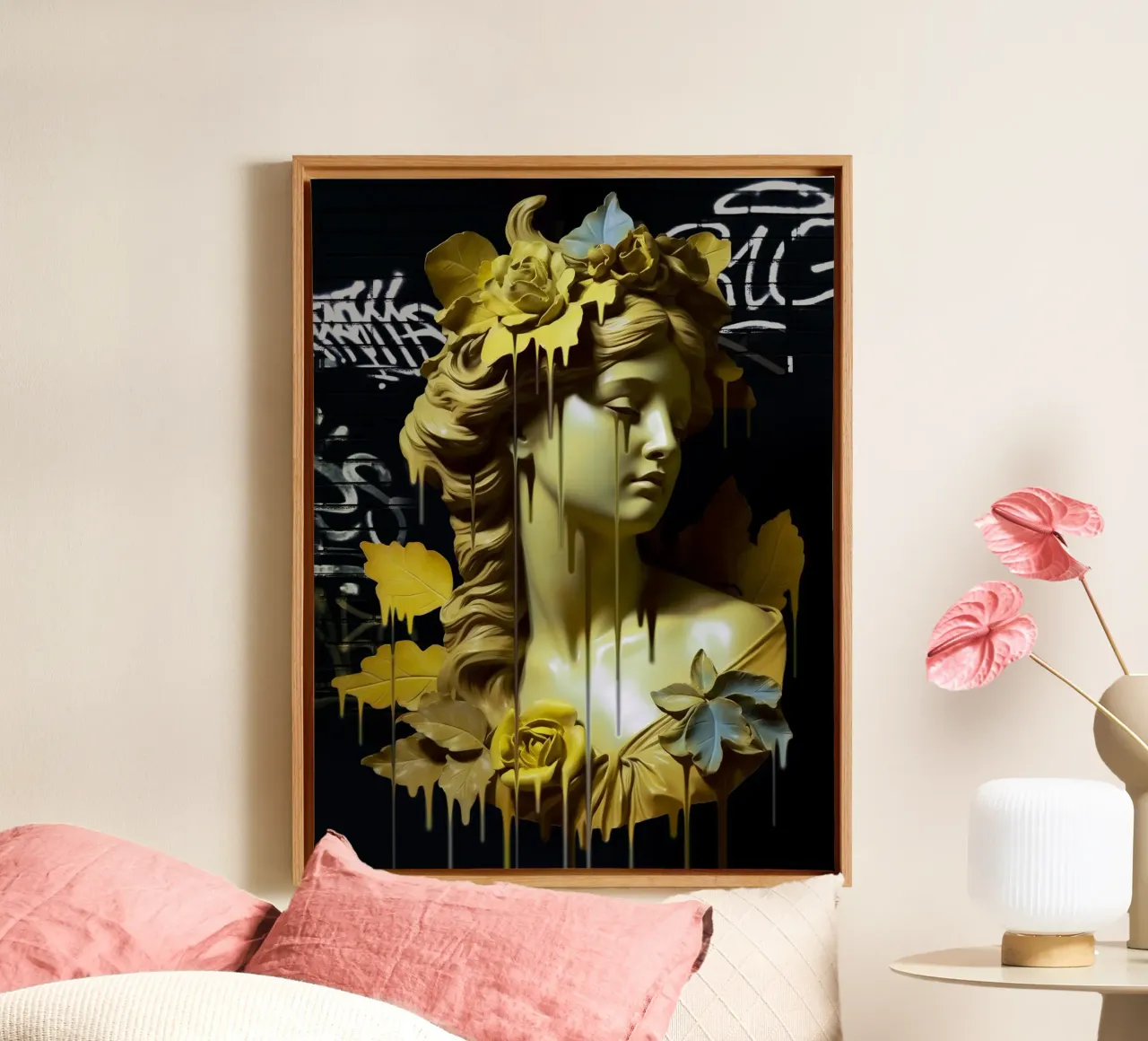 Vandal Helena canvas met Baklijst van Dikhotomy