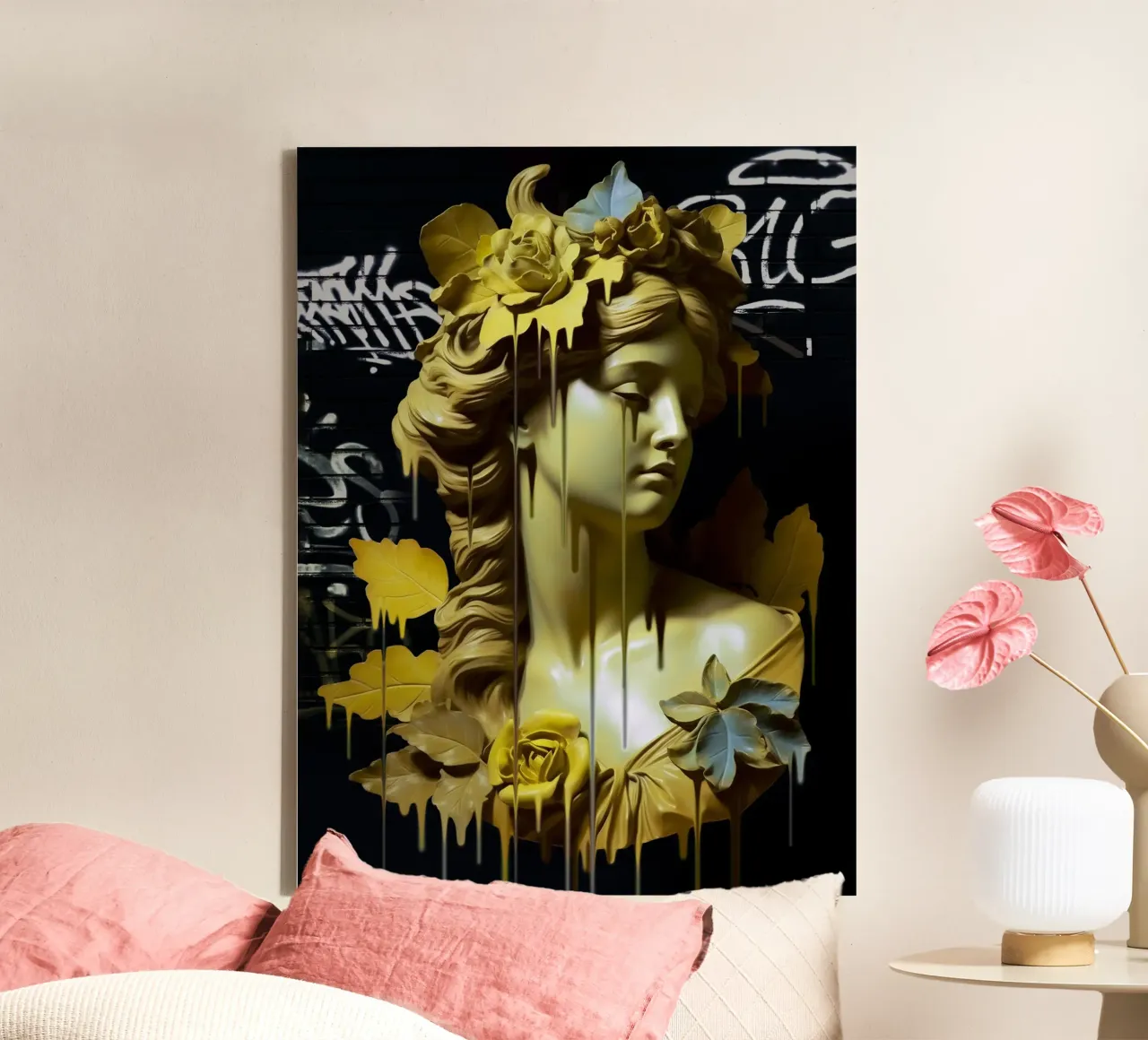 Vandal Helena canvas met Baklijst van Dikhotomy