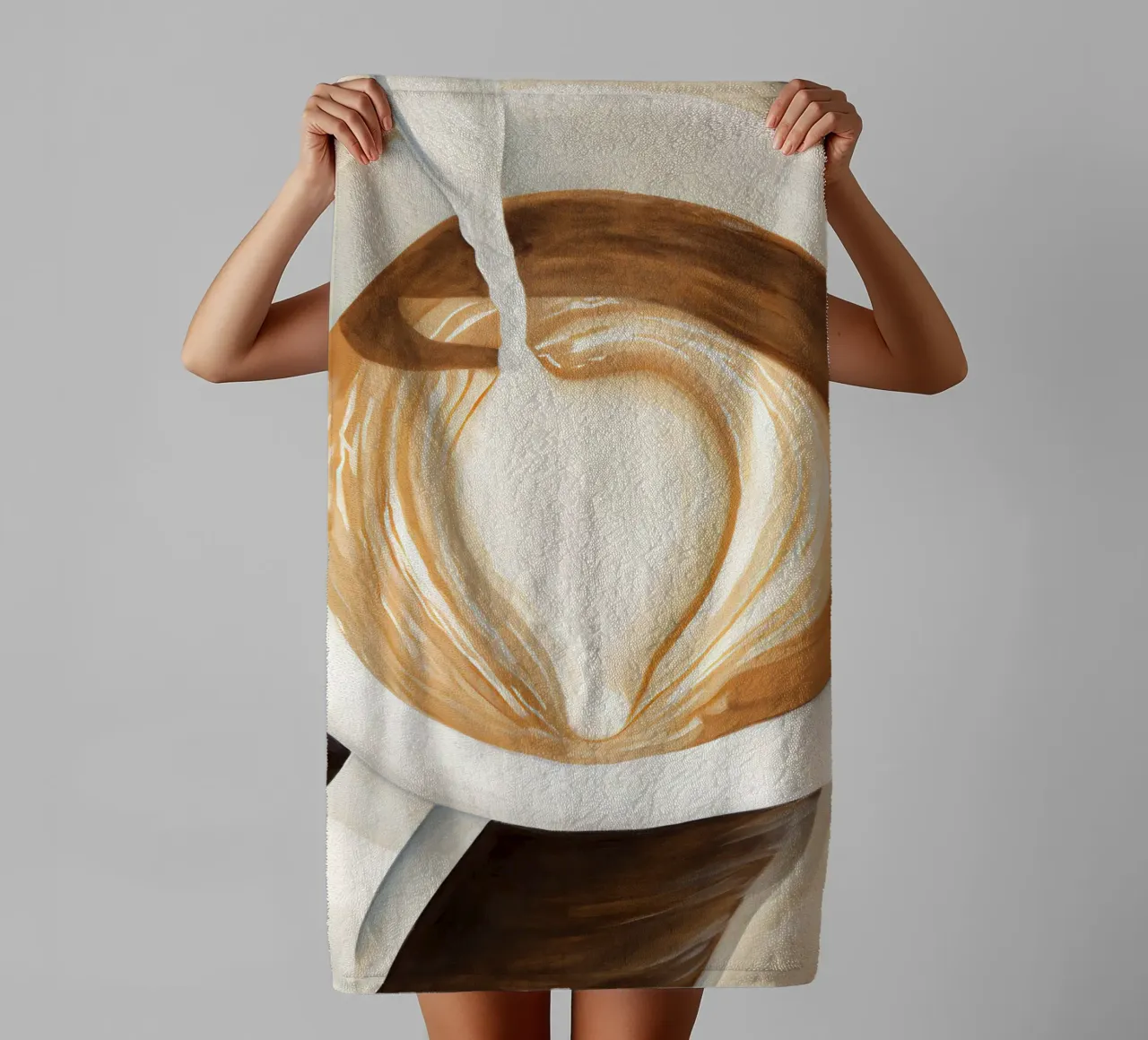 Boho Bella Vita 23 Coffee 2 Handtuch von Boho Print Collection