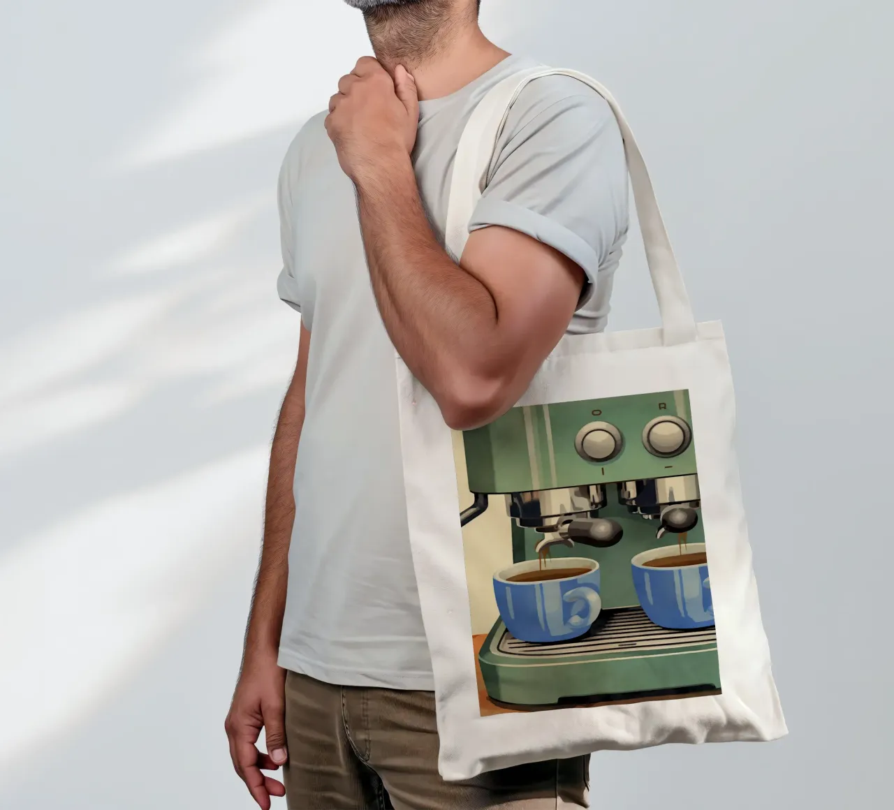 Boho Bella Vita 23 Coffee 3 borsa in juta da Boho Print Collection