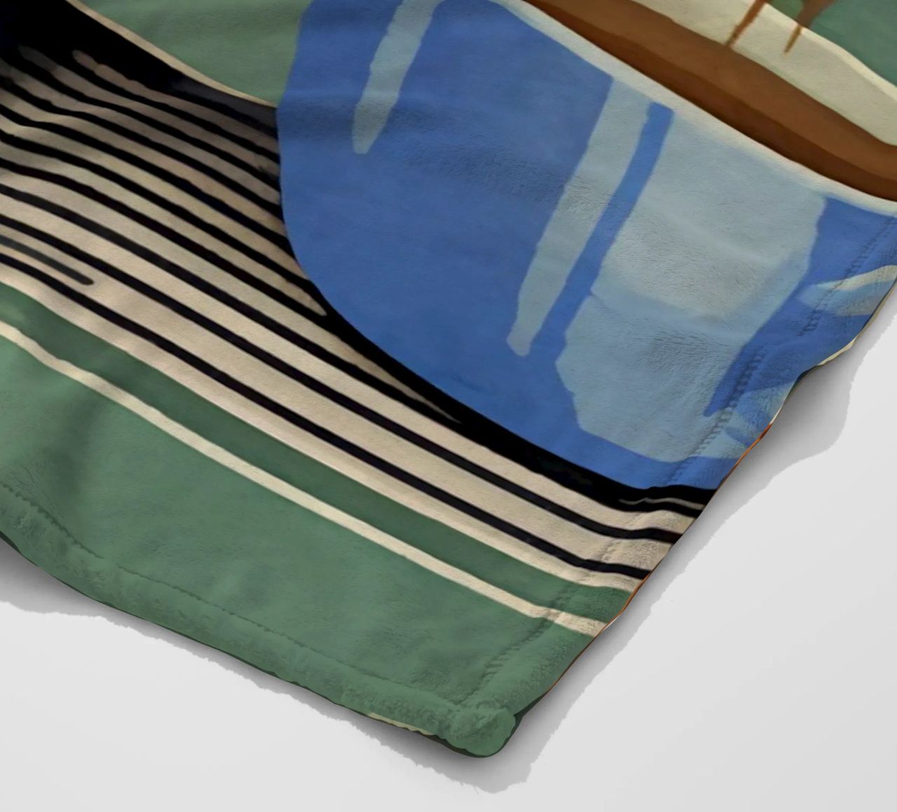 Boho Bella Vita 23 Coffee 3 coperta in pile da Boho Print Collection